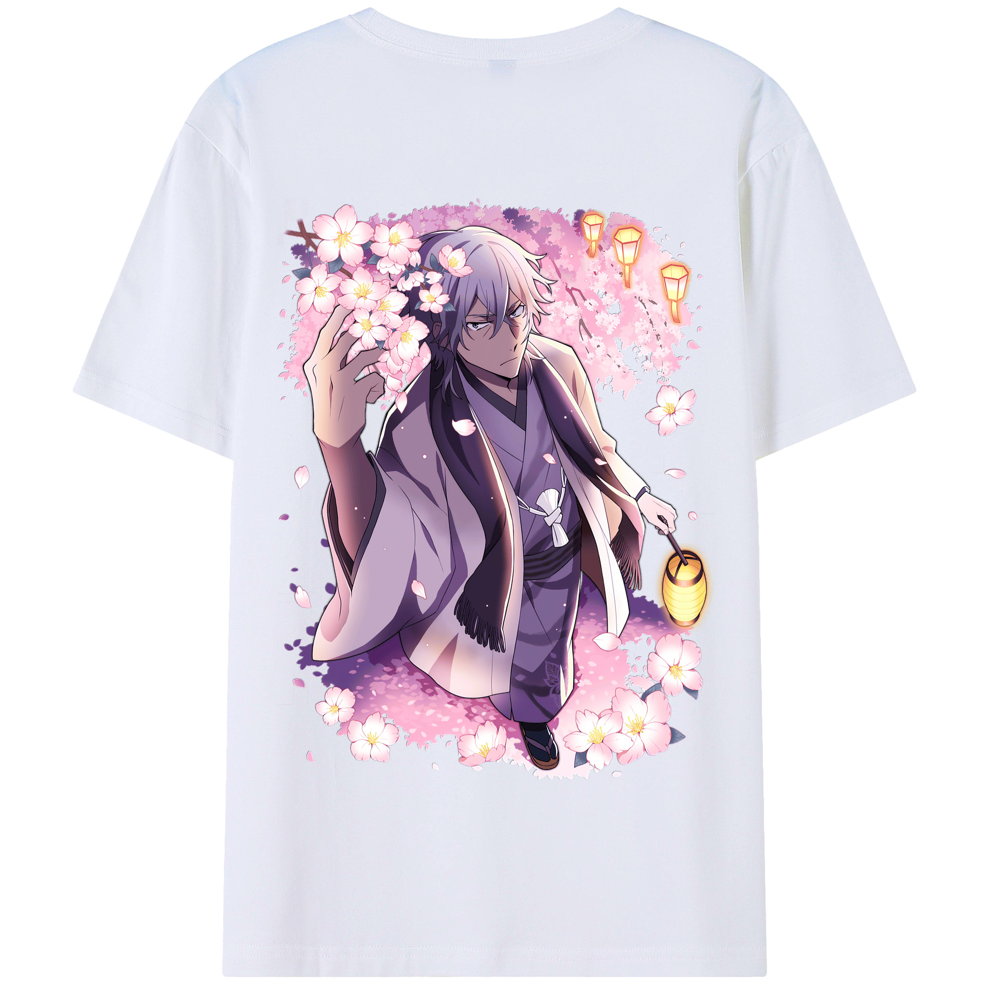 （画像用） 文豪ストレイドッグス Bungo Stray Dogs 綿100％半袖Tシャツ（背面プリント）