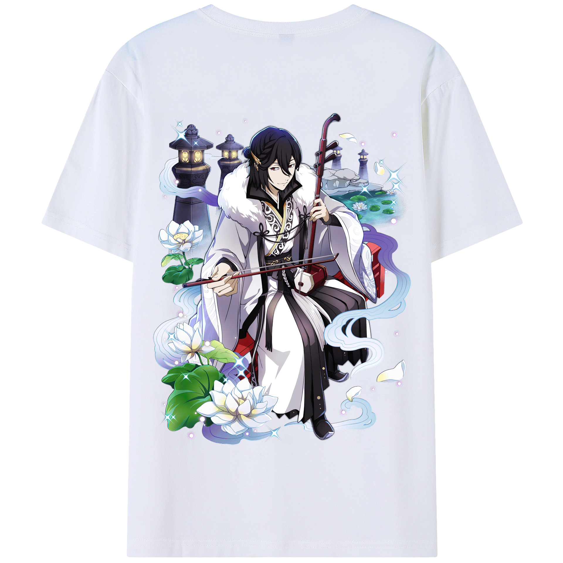（画像用） 文豪ストレイドッグス Bungo Stray Dogs 綿100％半袖Tシャツ（背面プリント）