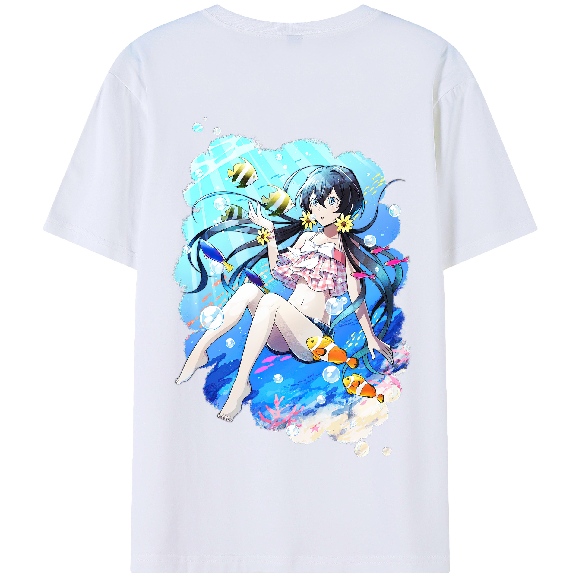 （画像用） 文豪ストレイドッグス Bungo Stray Dogs 綿100％半袖Tシャツ（背面プリント）