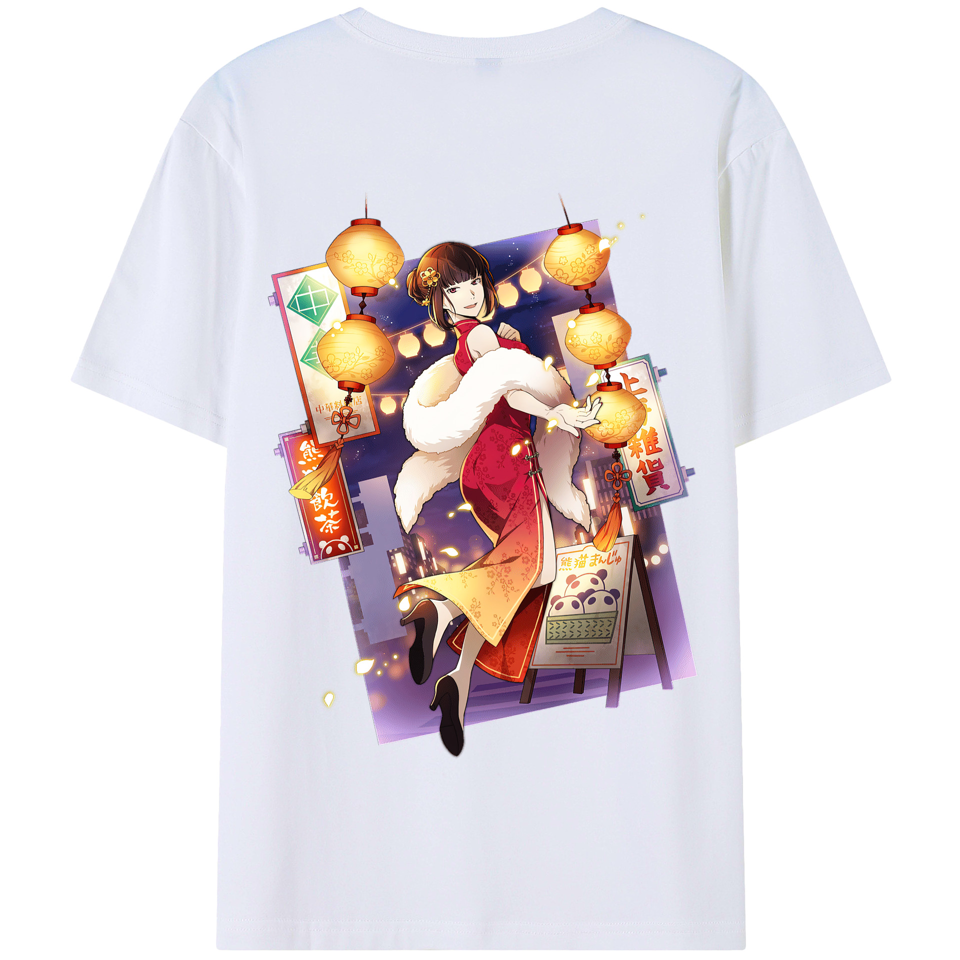 （画像用） 文豪ストレイドッグス Bungo Stray Dogs 綿100％半袖Tシャツ（背面プリント）