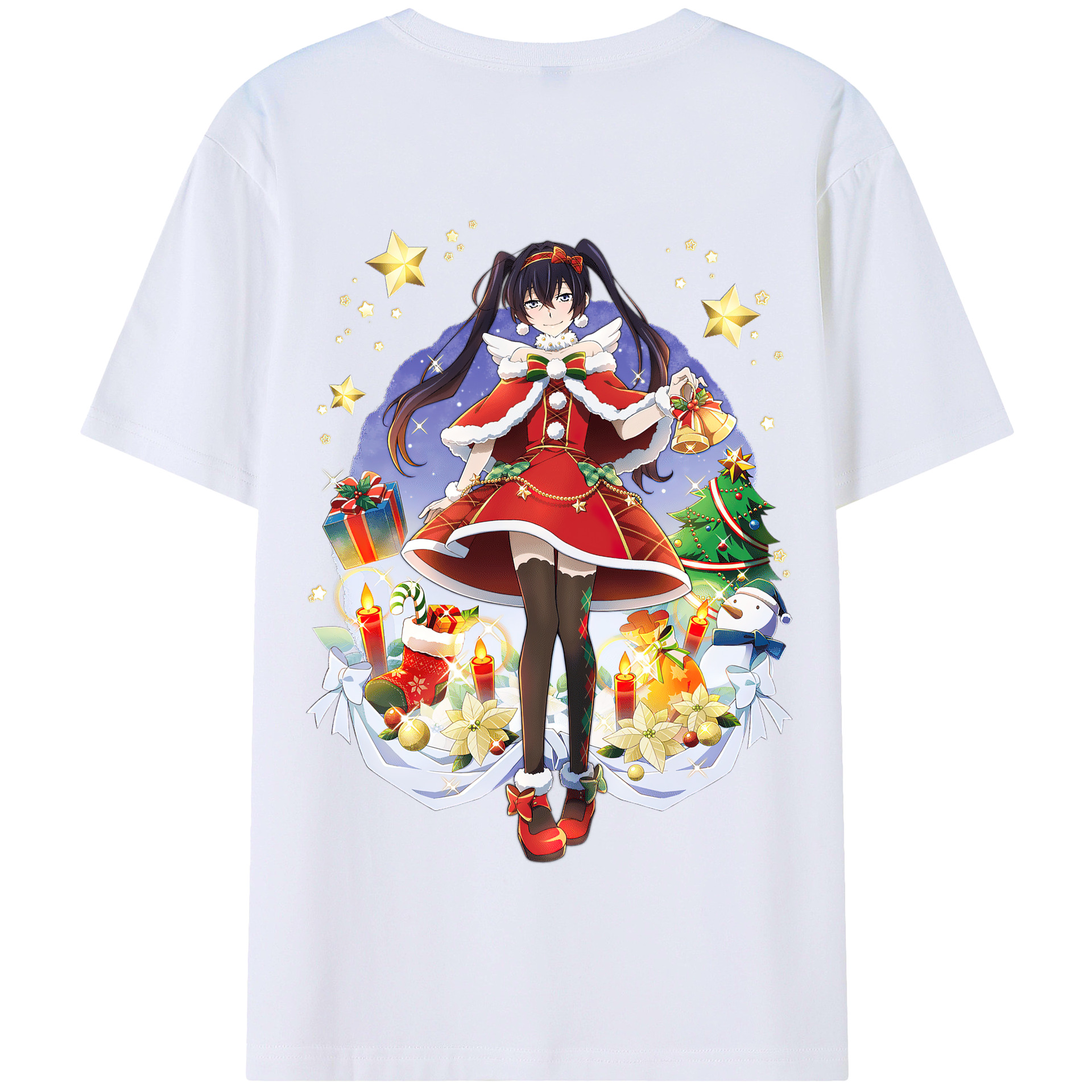 （画像用） 文豪ストレイドッグス Bungo Stray Dogs 綿100％半袖Tシャツ（背面プリント）