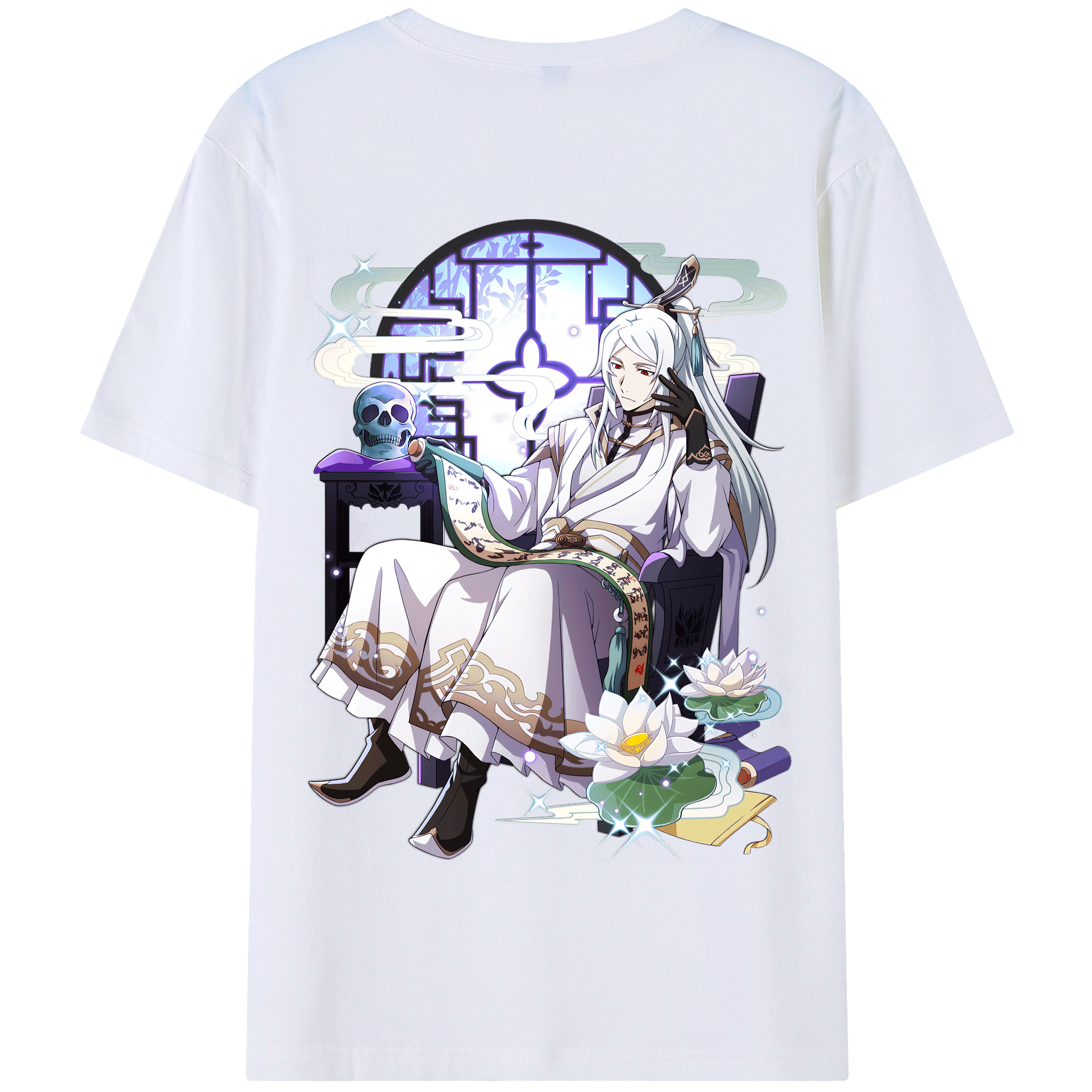 （画像用） 文豪ストレイドッグス Bungo Stray Dogs 綿100％半袖Tシャツ（背面プリント）