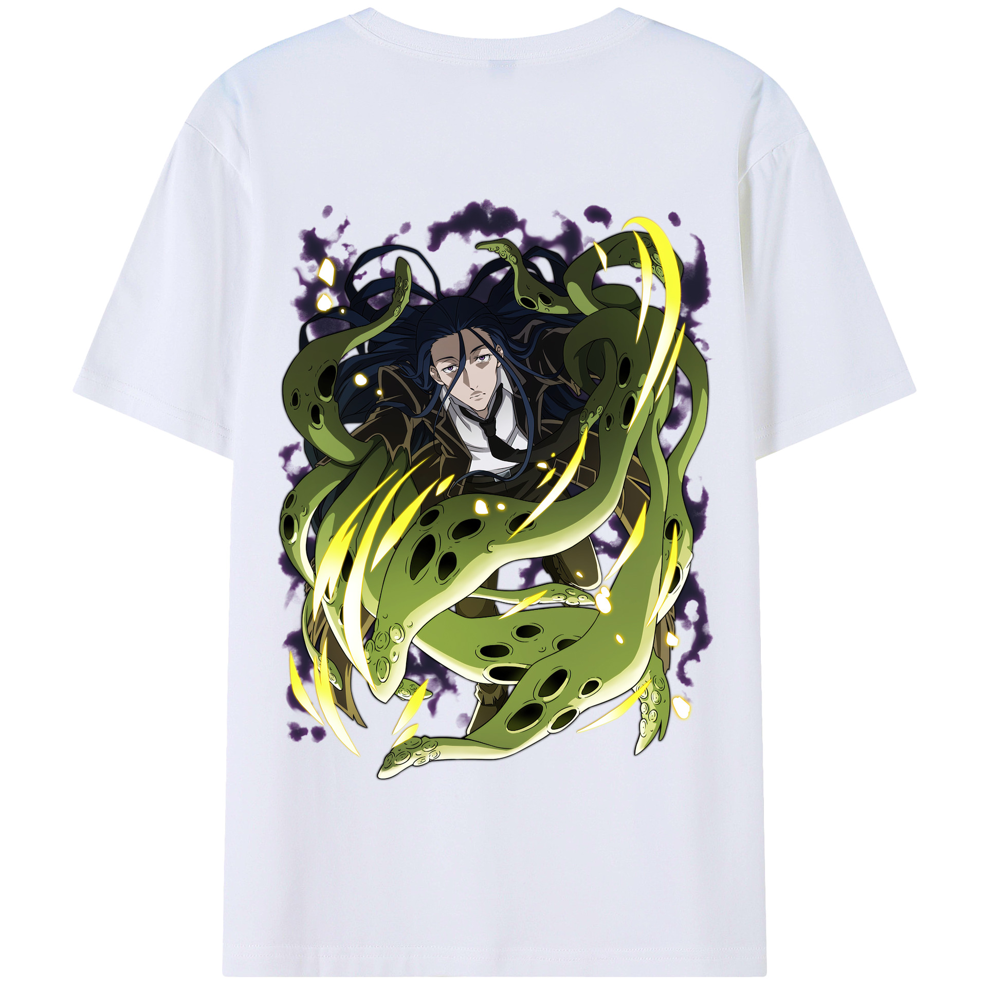 （画像用） 文豪ストレイドッグス Bungo Stray Dogs 綿100％半袖Tシャツ（背面プリント）