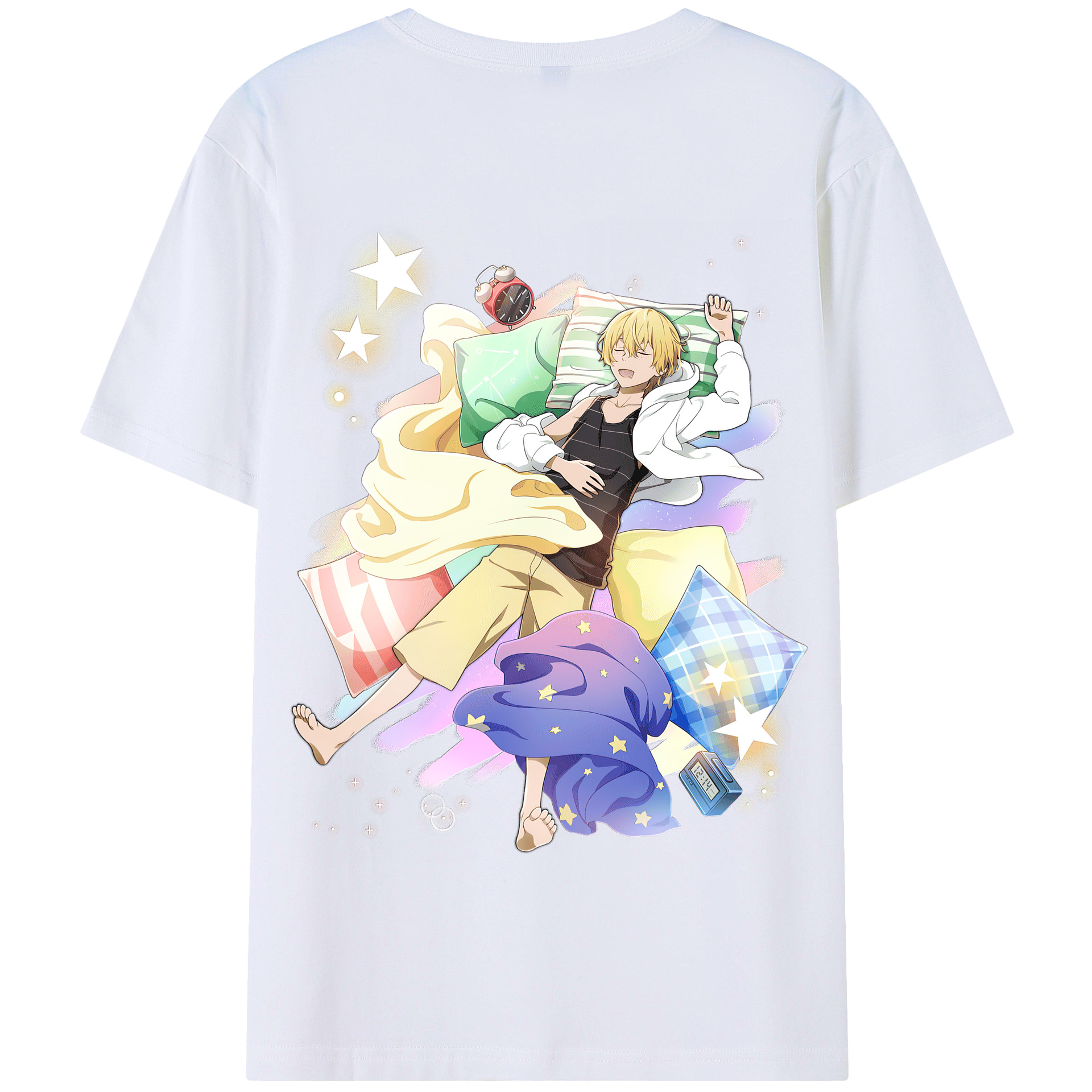 （画像用） 文豪ストレイドッグス Bungo Stray Dogs 綿100％半袖Tシャツ（背面プリント）