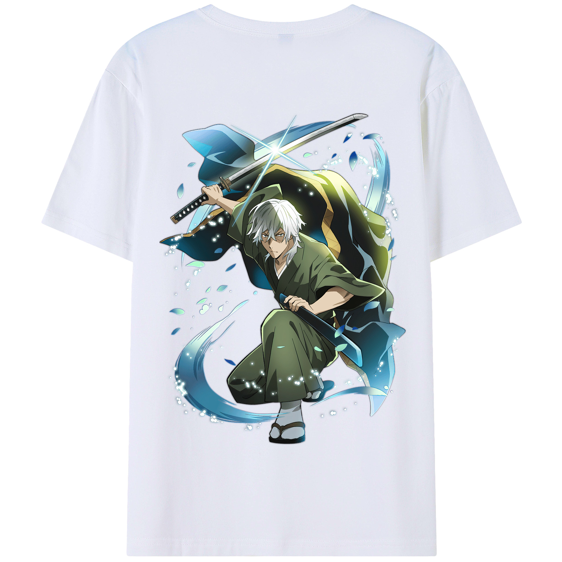 （画像用） 文豪ストレイドッグス Bungo Stray Dogs 綿100％半袖Tシャツ（背面プリント）