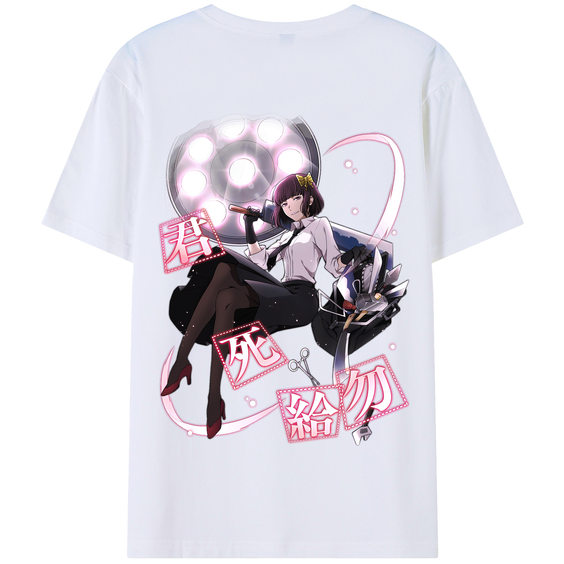 （画像用） 文豪ストレイドッグス Bungo Stray Dogs 綿100％半袖Tシャツ（背面プリント）