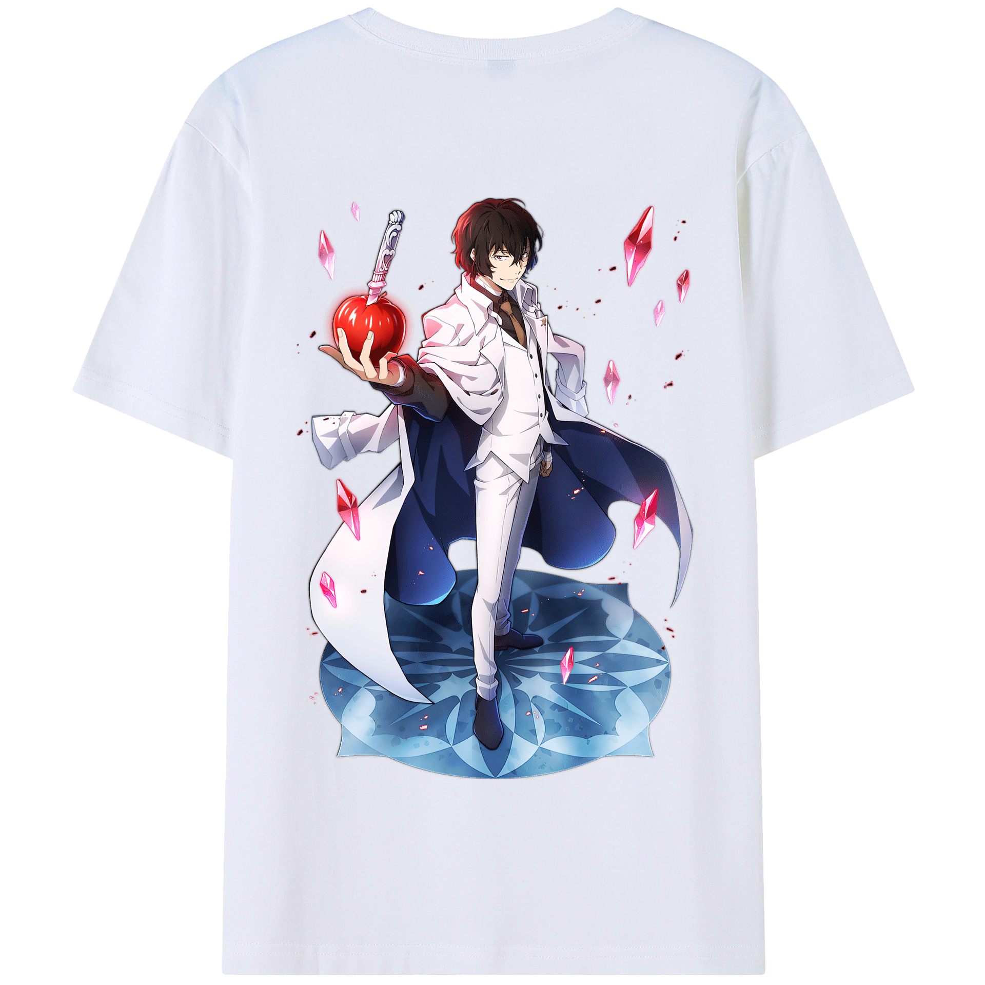 （画像用） 文豪ストレイドッグス Bungo Stray Dogs 綿100％半袖Tシャツ（背面プリント）