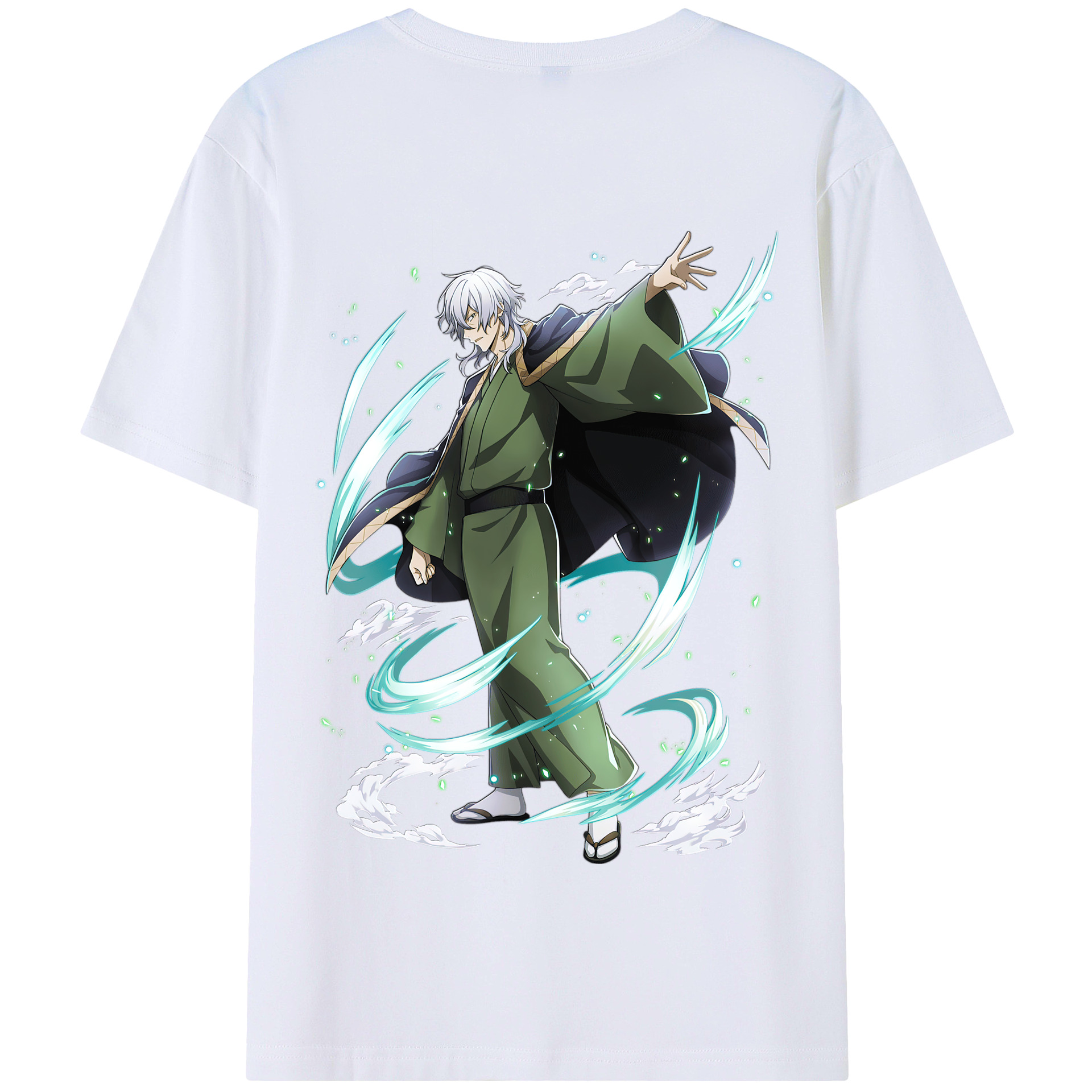 （画像用） 文豪ストレイドッグス Bungo Stray Dogs 綿100％半袖Tシャツ（背面プリント）