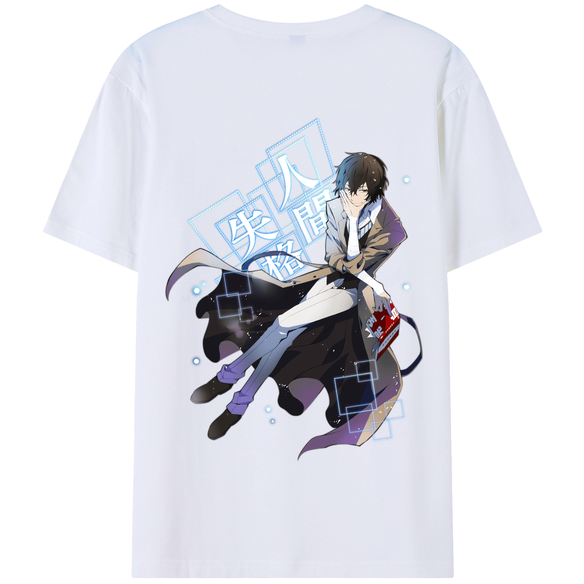（画像用） 文豪ストレイドッグス Bungo Stray Dogs 綿100％半袖Tシャツ（背面プリント）