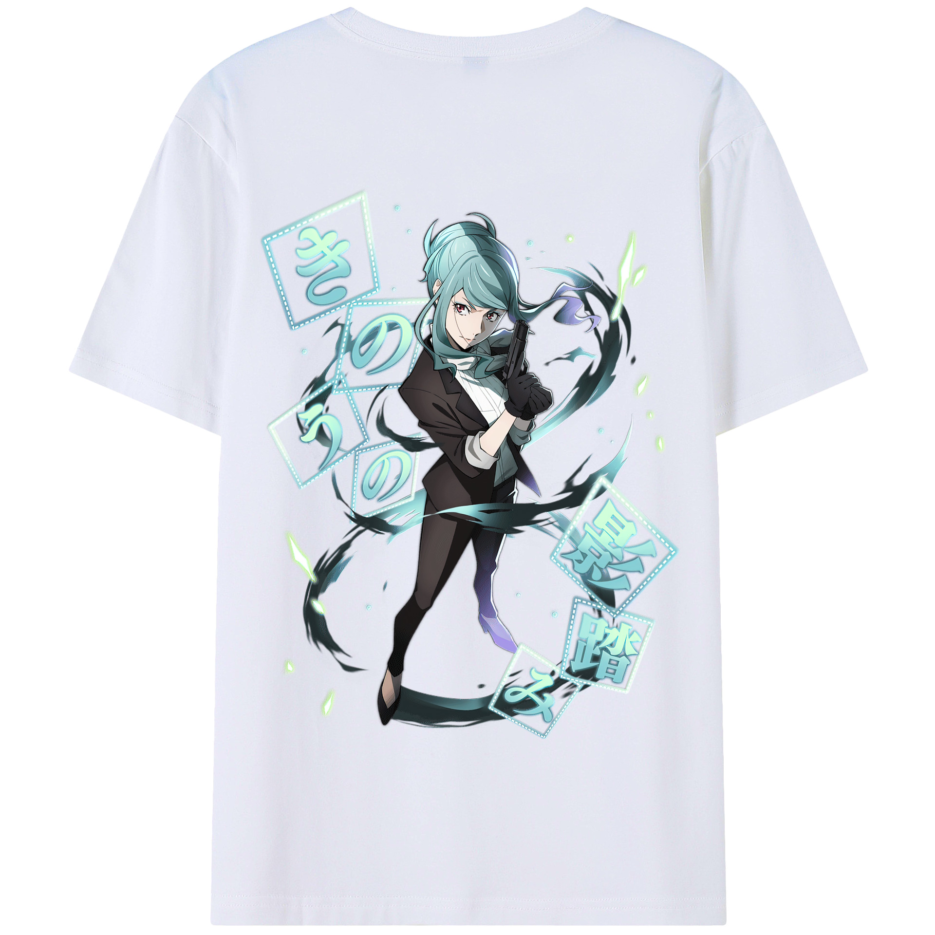 （画像用） 文豪ストレイドッグス Bungo Stray Dogs 綿100％半袖Tシャツ（背面プリント）