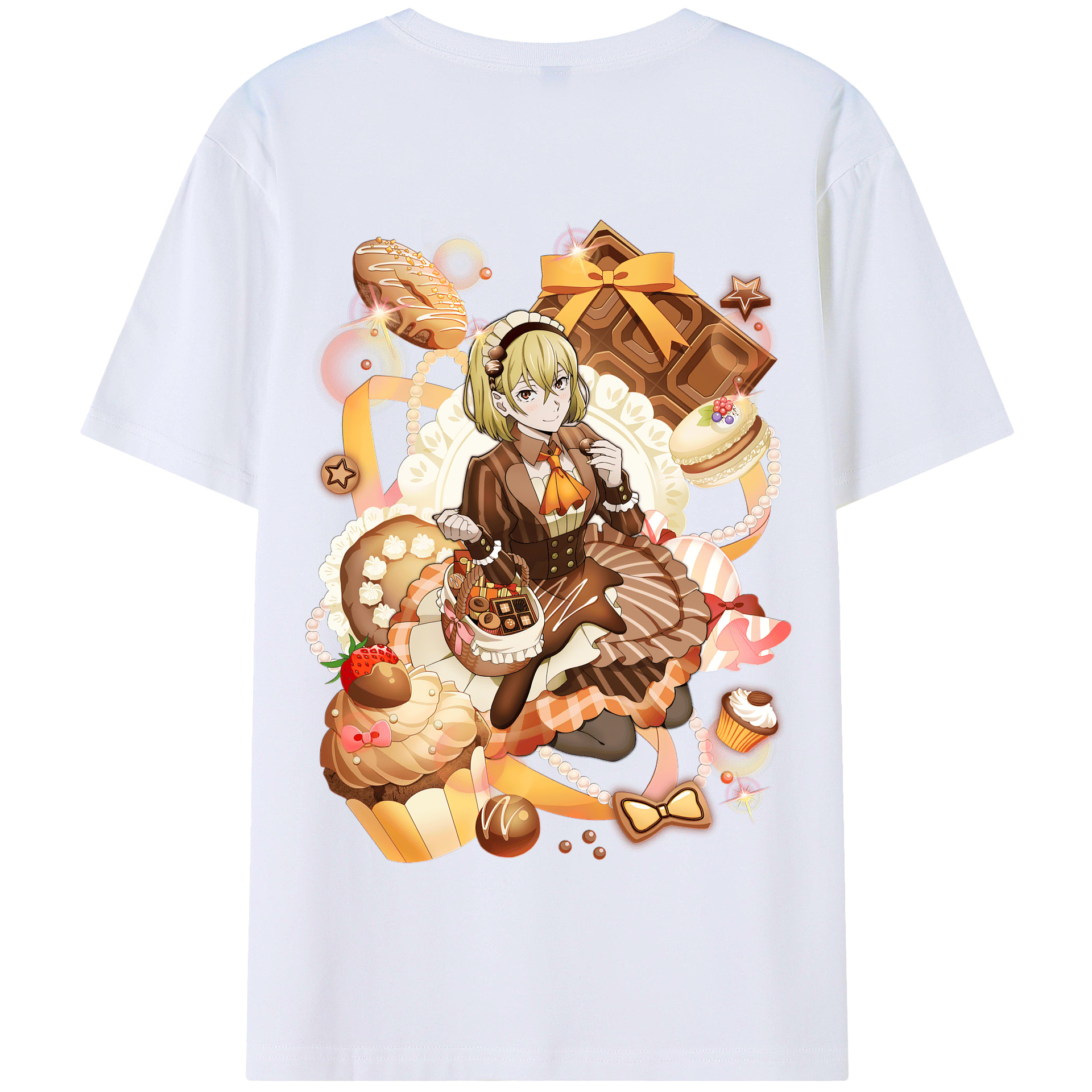 （画像用） 文豪ストレイドッグス Bungo Stray Dogs 綿100％半袖Tシャツ（背面プリント）