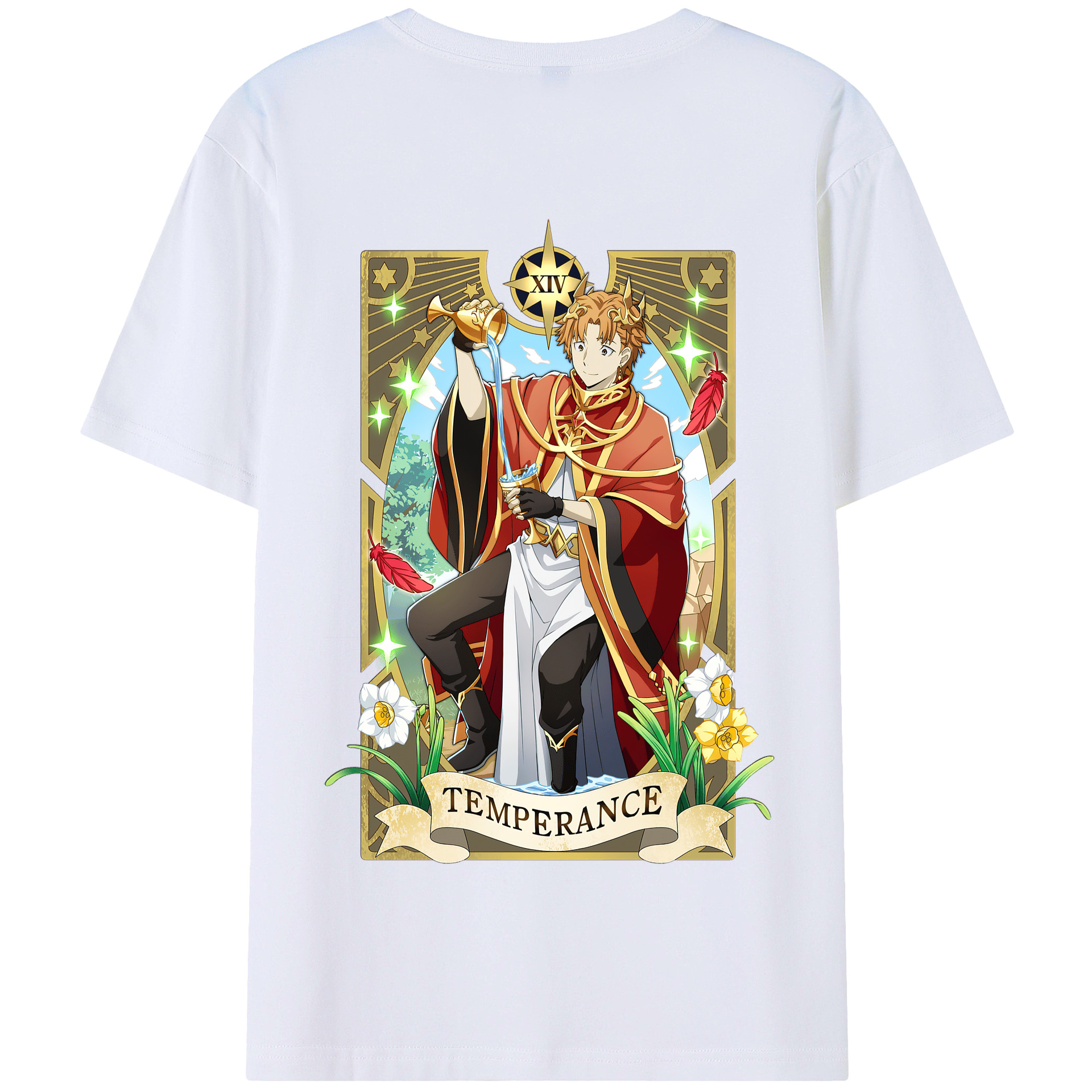 （画像用） 文豪ストレイドッグス Bungo Stray Dogs 綿100％半袖Tシャツ（背面プリント）