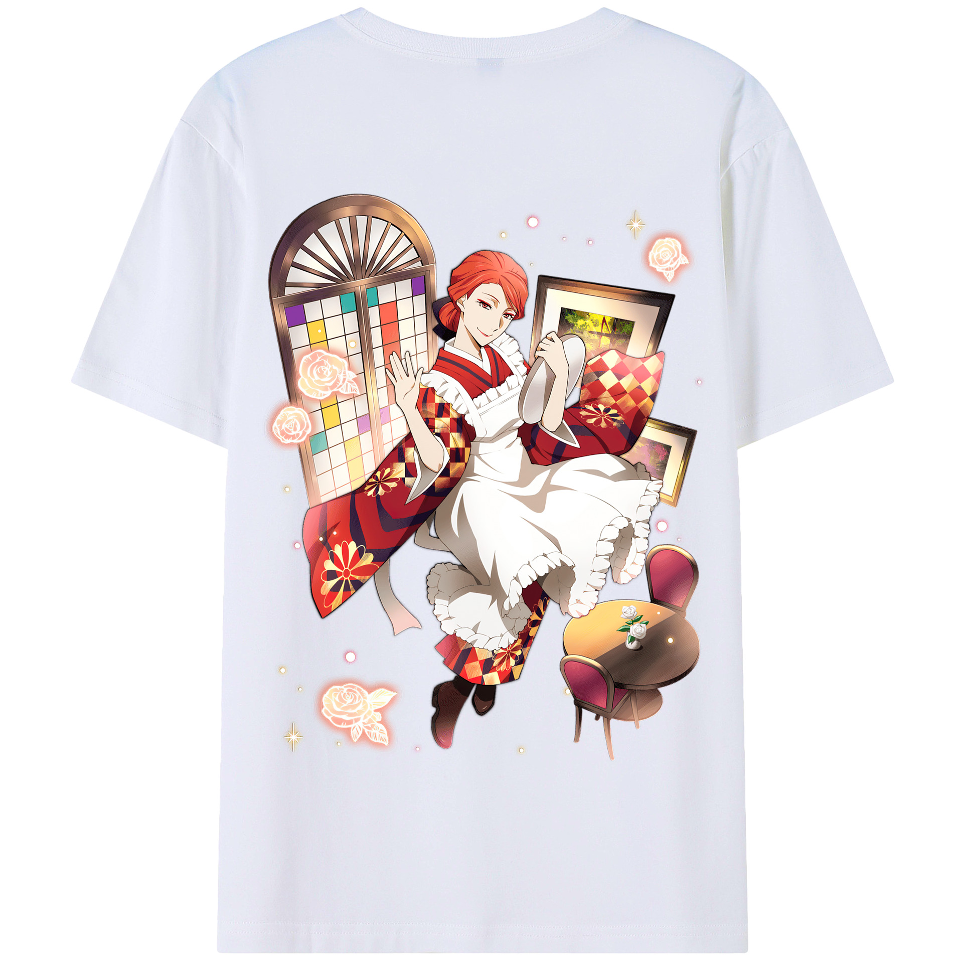 （画像用） 文豪ストレイドッグス Bungo Stray Dogs 綿100％半袖Tシャツ（背面プリント）