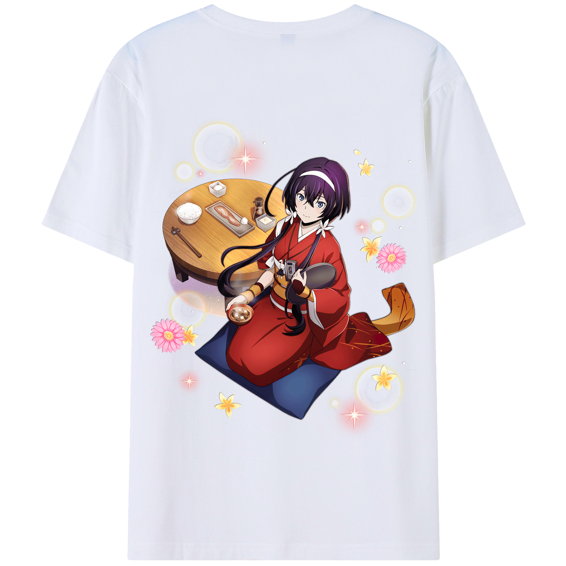 （画像用） 文豪ストレイドッグス Bungo Stray Dogs 綿100％半袖Tシャツ（背面プリント）