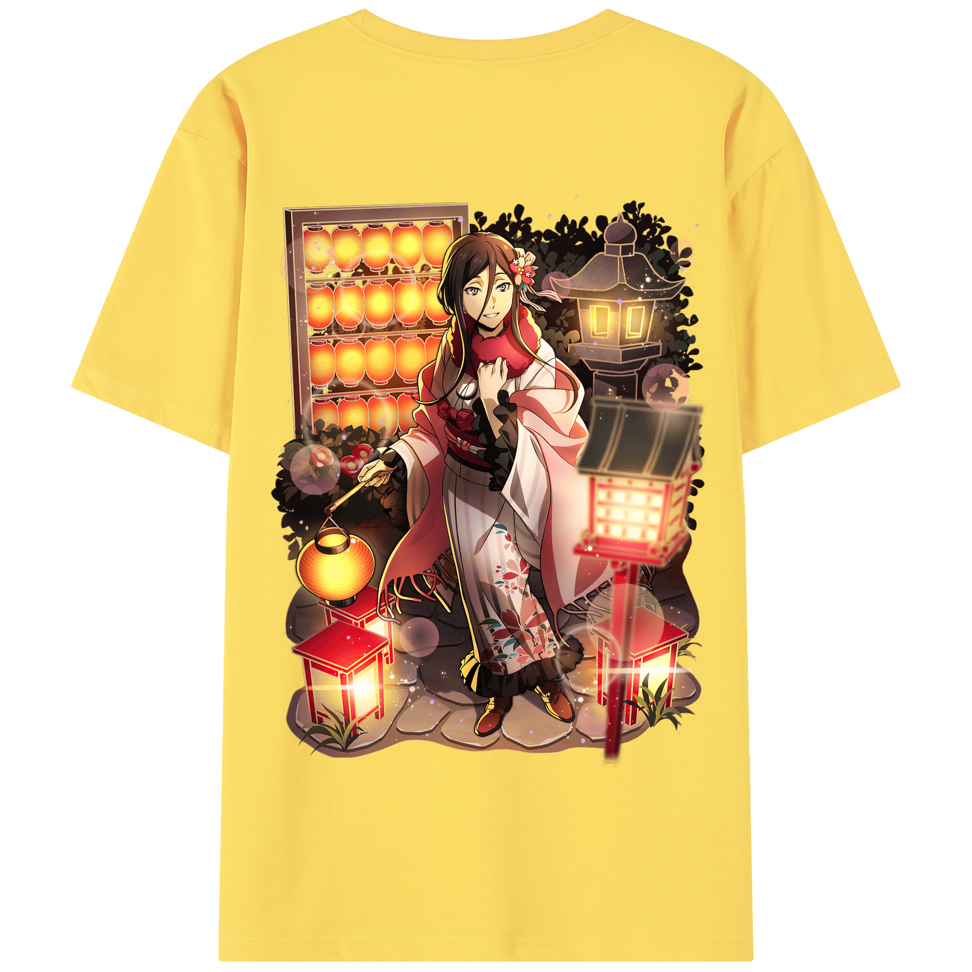 （画像用） 文豪ストレイドッグス Bungo Stray Dogs 綿100％半袖Tシャツ（背面プリント）