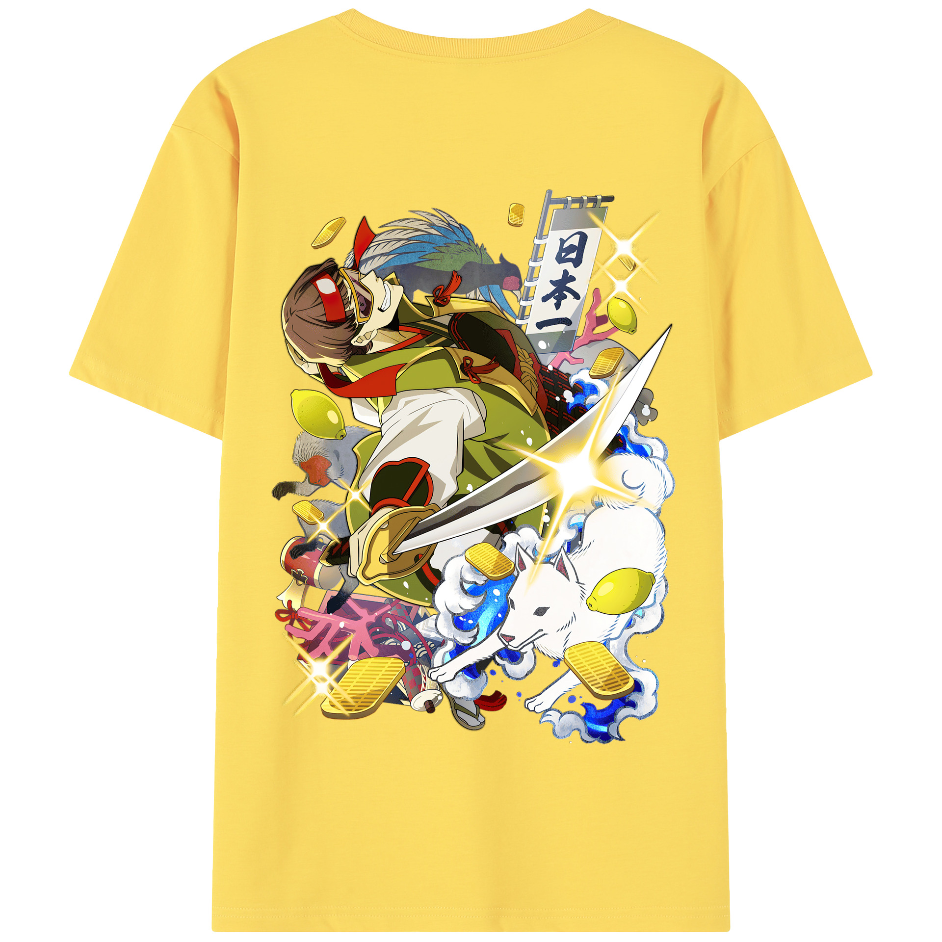（画像用） 文豪ストレイドッグス Bungo Stray Dogs 綿100％半袖Tシャツ（背面プリント）