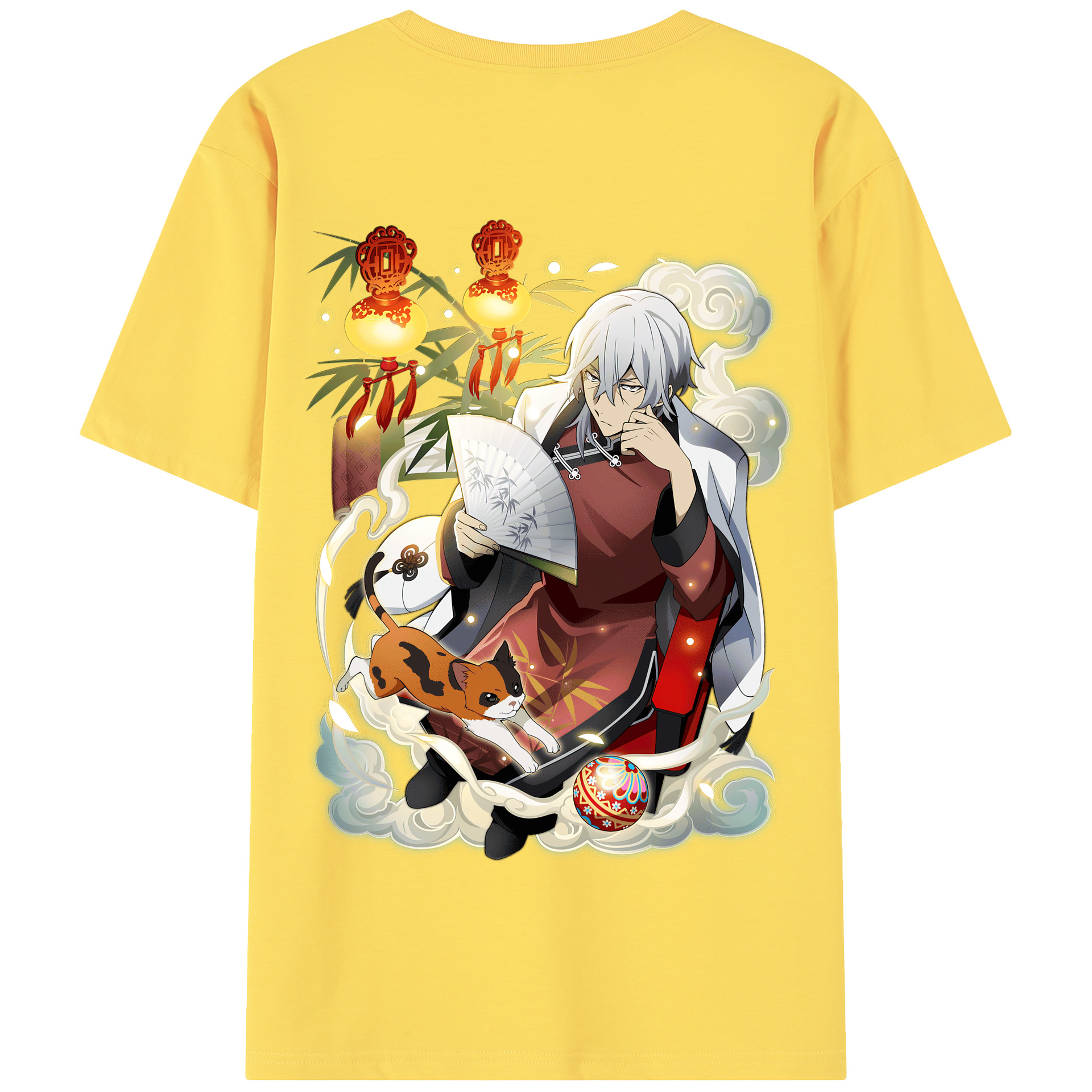 （画像用） 文豪ストレイドッグス Bungo Stray Dogs 綿100％半袖Tシャツ（背面プリント）