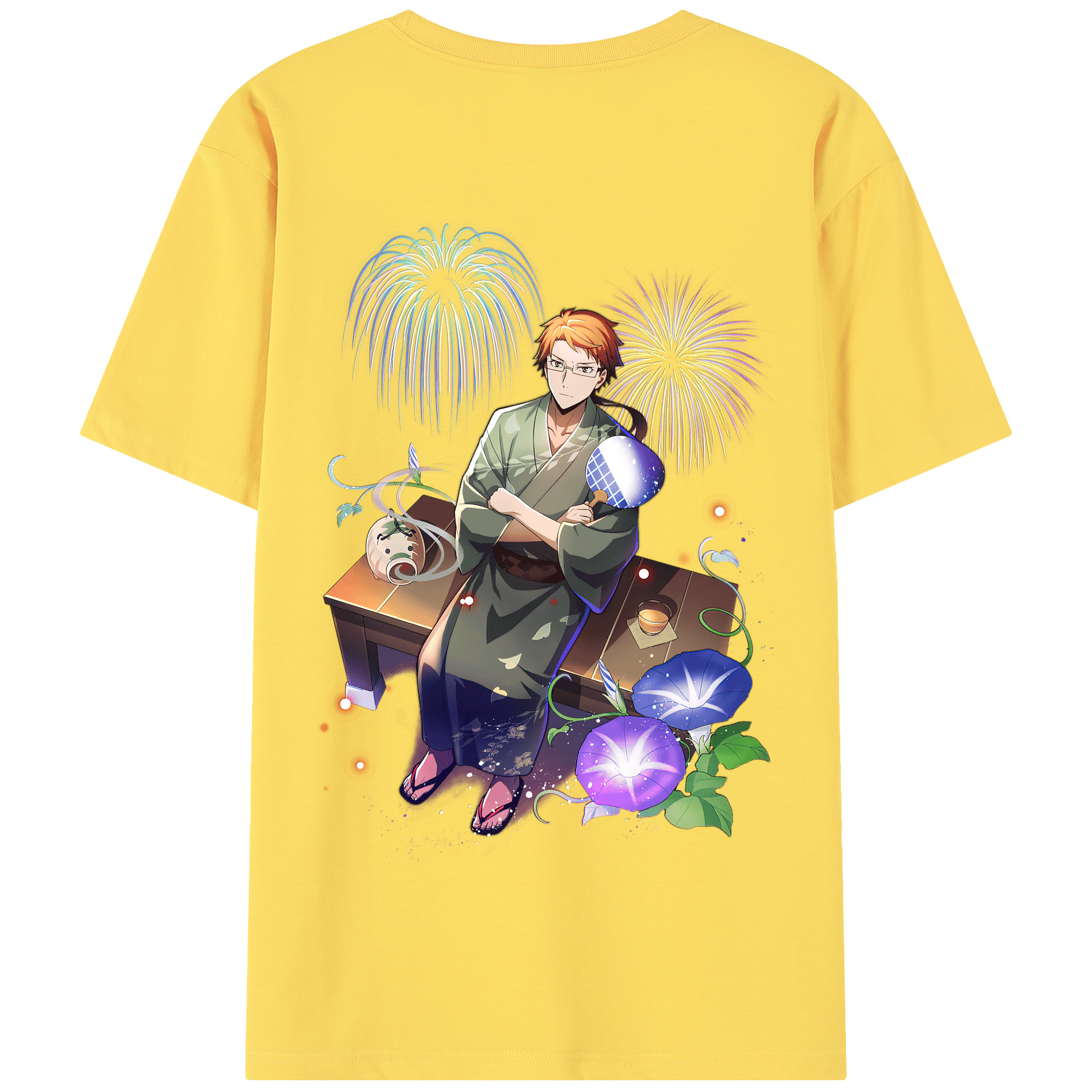 （画像用） 文豪ストレイドッグス Bungo Stray Dogs 綿100％半袖Tシャツ（背面プリント）