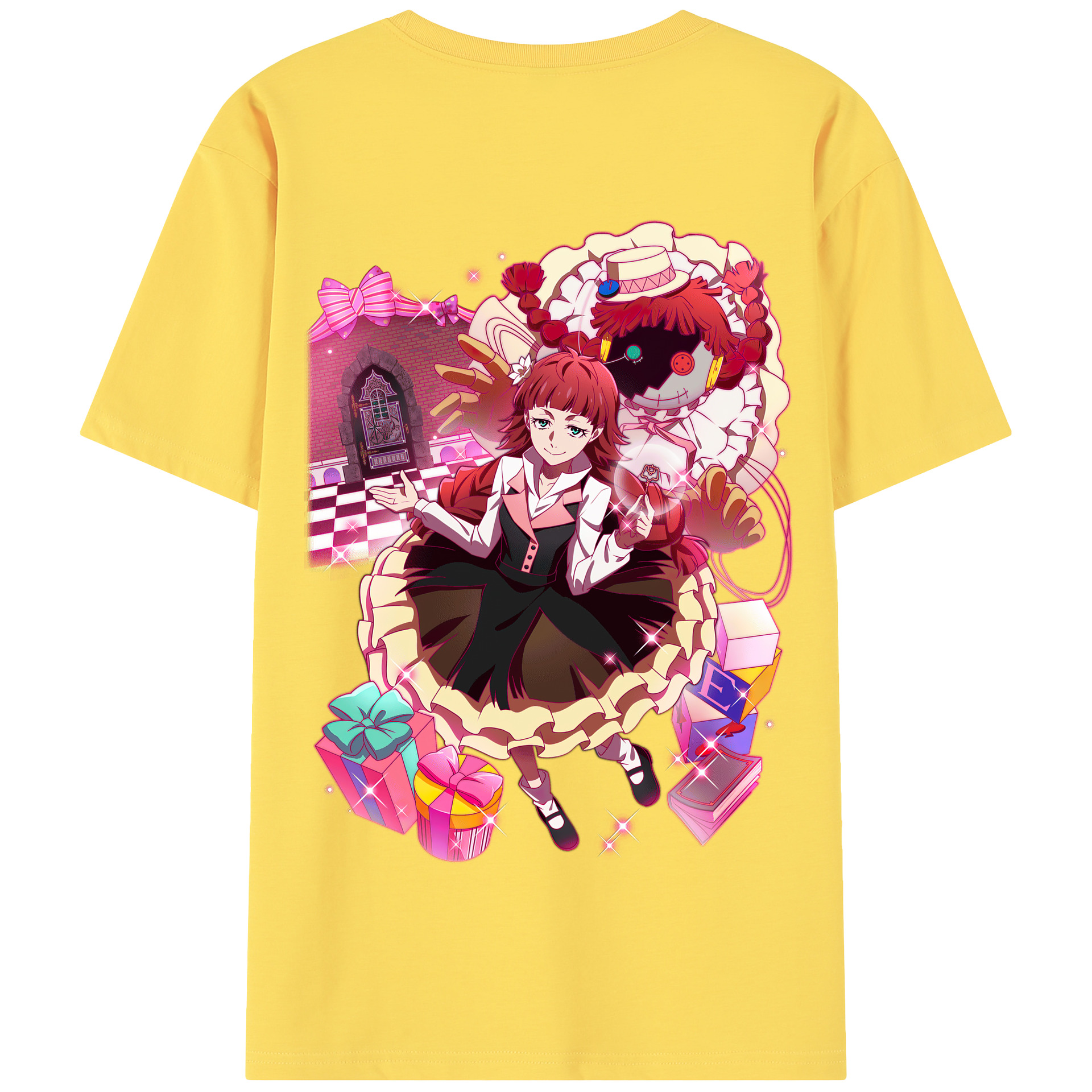 （画像用） 文豪ストレイドッグス Bungo Stray Dogs 綿100％半袖Tシャツ（背面プリント）