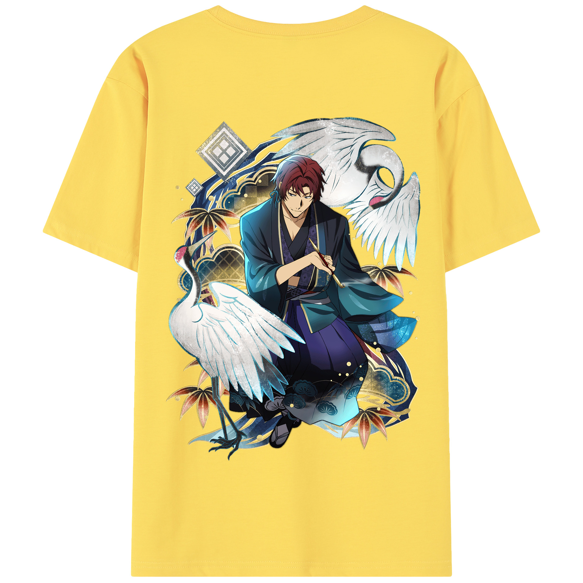 （画像用） 文豪ストレイドッグス Bungo Stray Dogs 綿100％半袖Tシャツ（背面プリント）