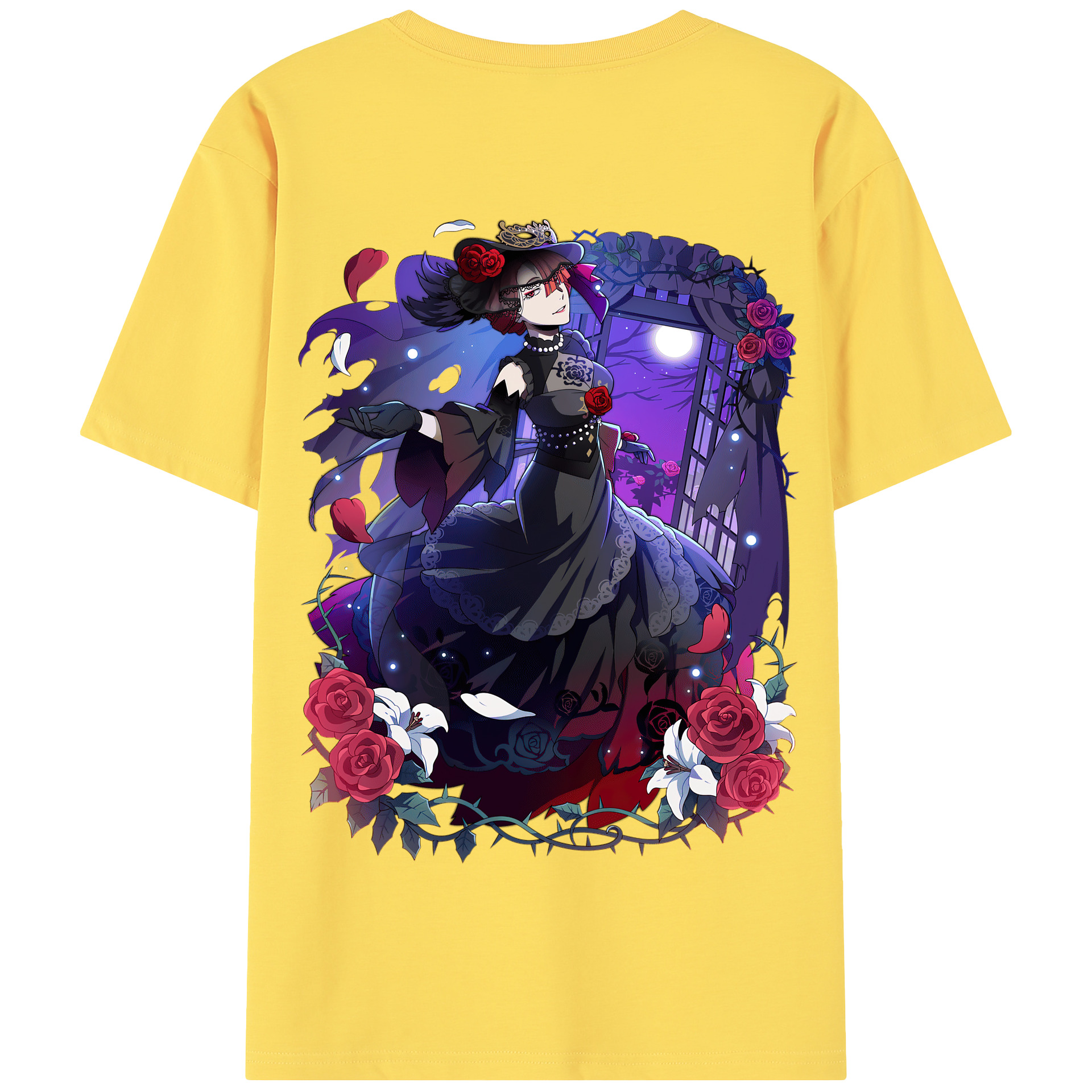 （画像用） 文豪ストレイドッグス Bungo Stray Dogs 綿100％半袖Tシャツ（背面プリント）