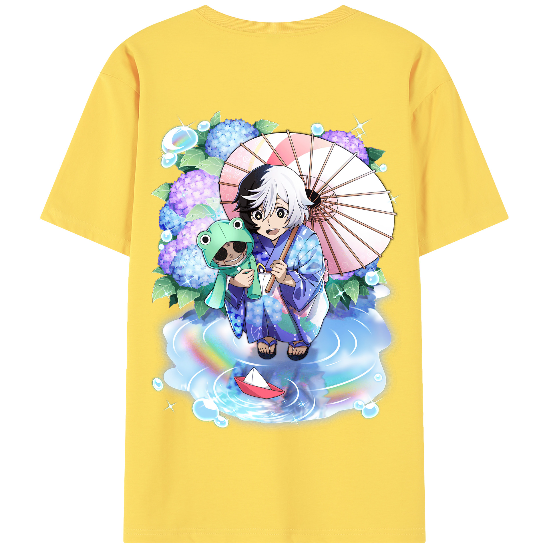 （画像用） 文豪ストレイドッグス Bungo Stray Dogs 綿100％半袖Tシャツ（背面プリント）