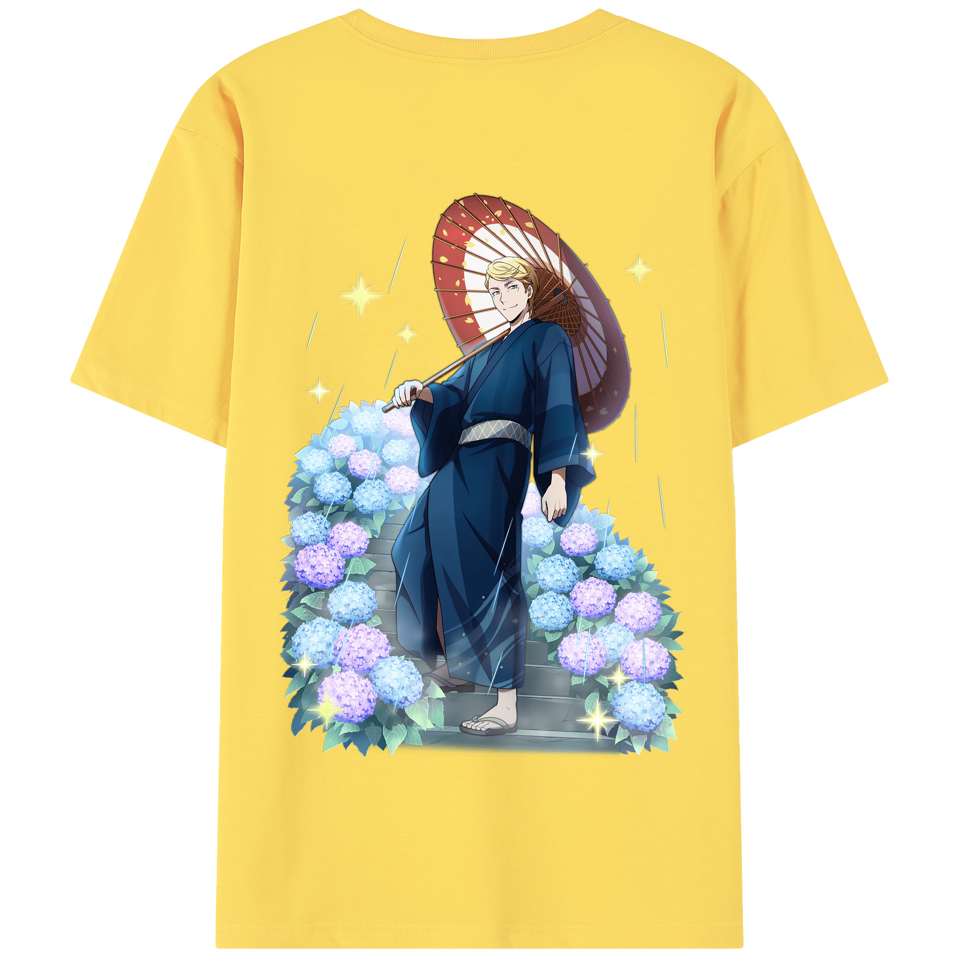（画像用） 文豪ストレイドッグス Bungo Stray Dogs 綿100％半袖Tシャツ（背面プリント）