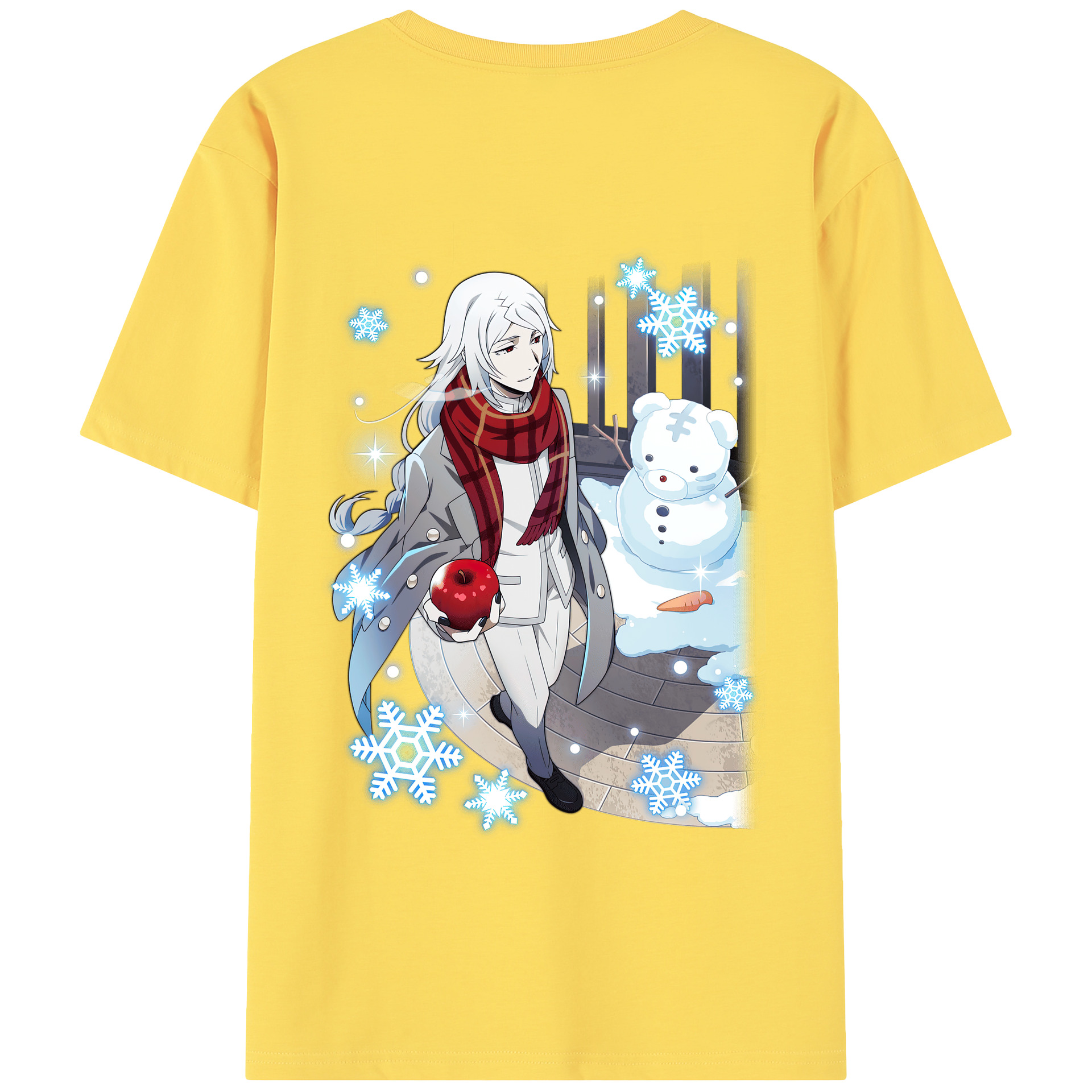 （画像用） 文豪ストレイドッグス Bungo Stray Dogs 綿100％半袖Tシャツ（背面プリント）