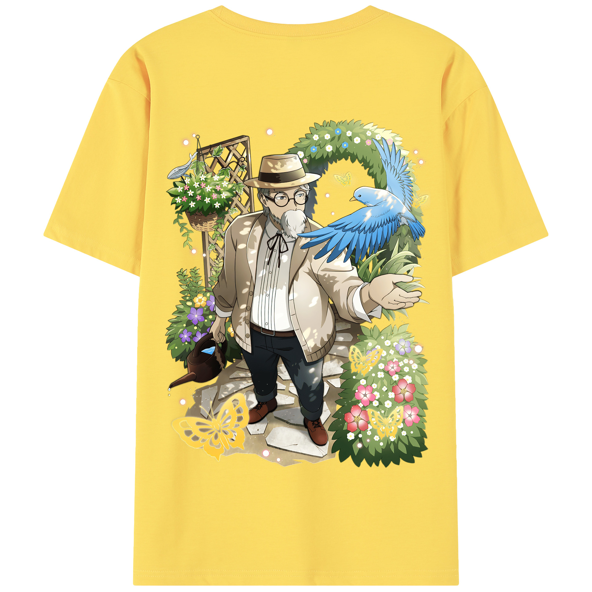 （画像用） 文豪ストレイドッグス Bungo Stray Dogs 綿100％半袖Tシャツ（背面プリント）