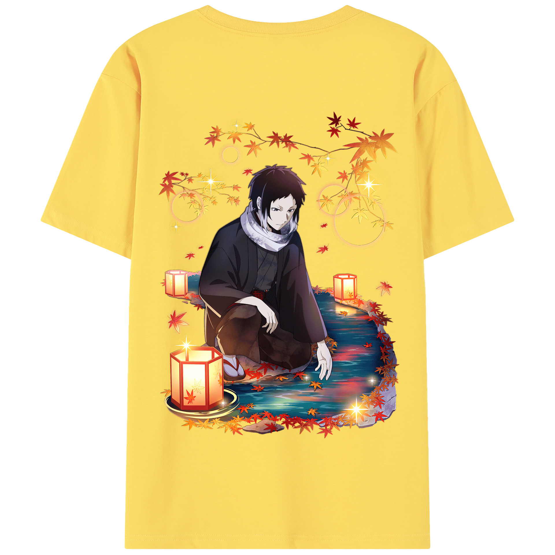 （画像用） 文豪ストレイドッグス Bungo Stray Dogs 綿100％半袖Tシャツ（背面プリント）