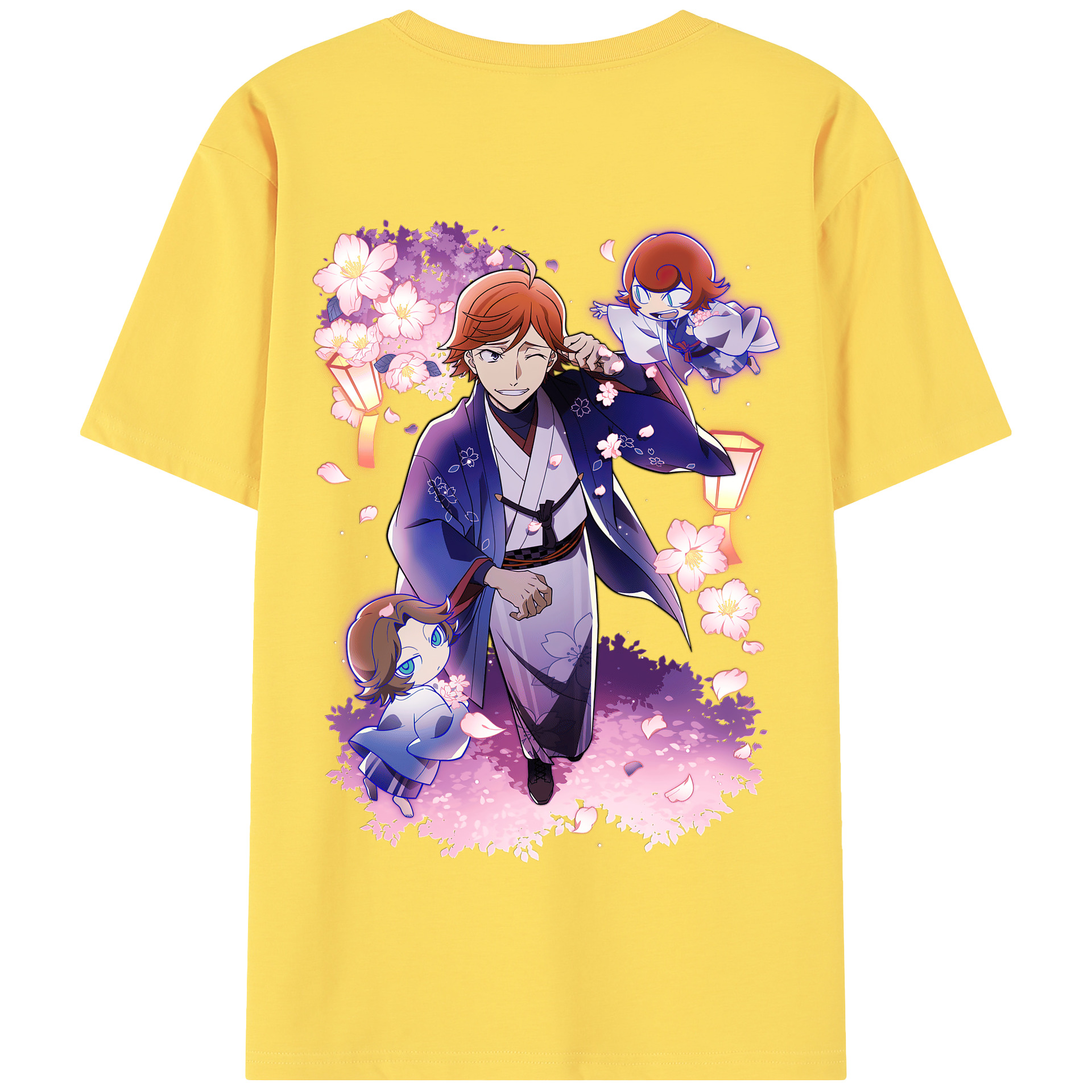 （画像用） 文豪ストレイドッグス Bungo Stray Dogs 綿100％半袖Tシャツ（背面プリント）