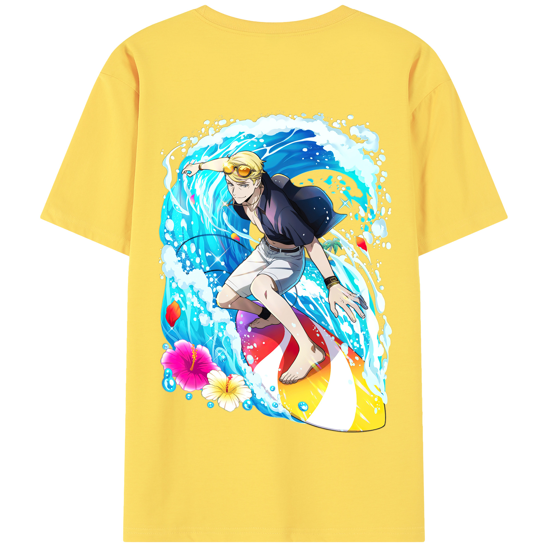 （画像用） 文豪ストレイドッグス Bungo Stray Dogs 綿100％半袖Tシャツ（背面プリント）