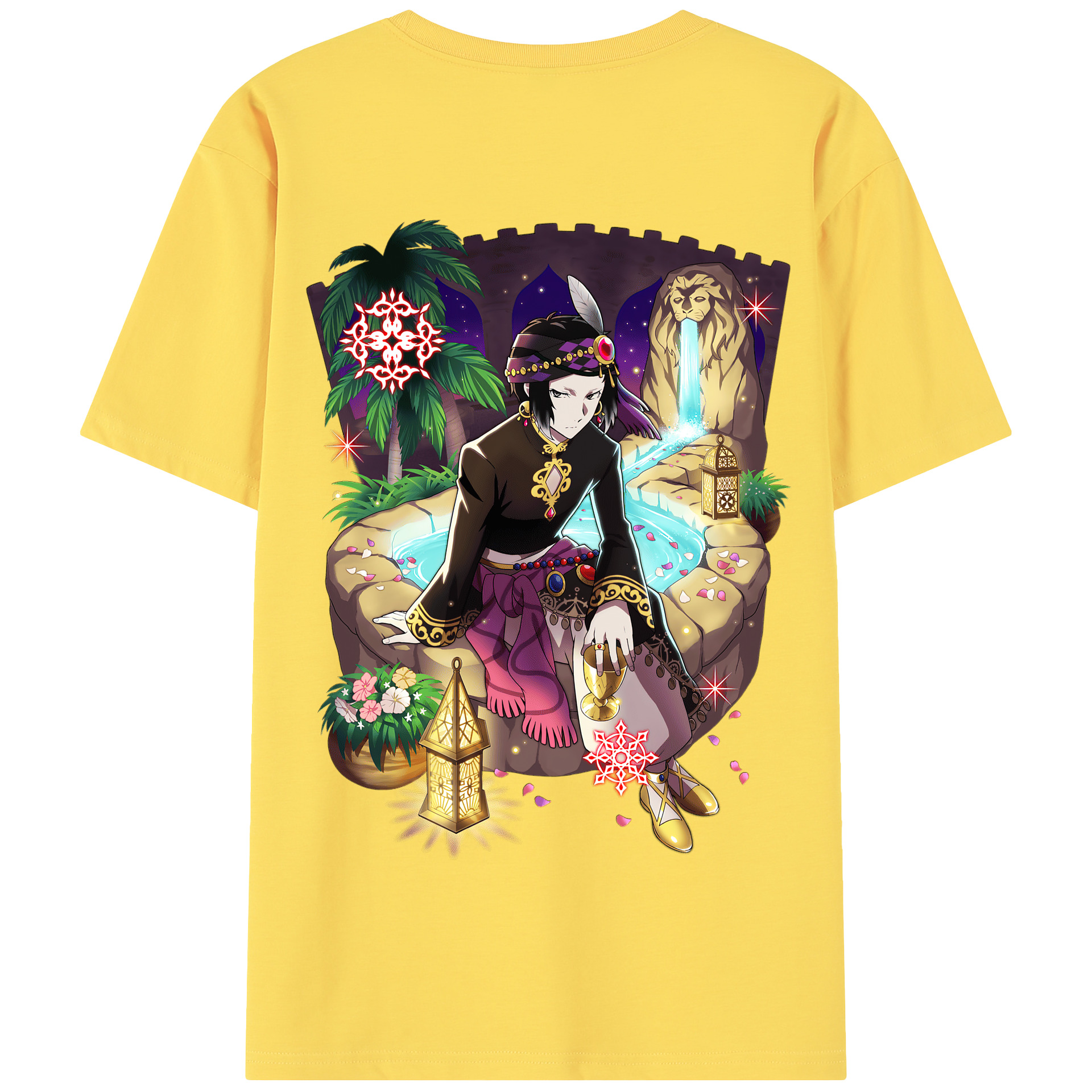 （画像用） 文豪ストレイドッグス Bungo Stray Dogs 綿100％半袖Tシャツ（背面プリント）