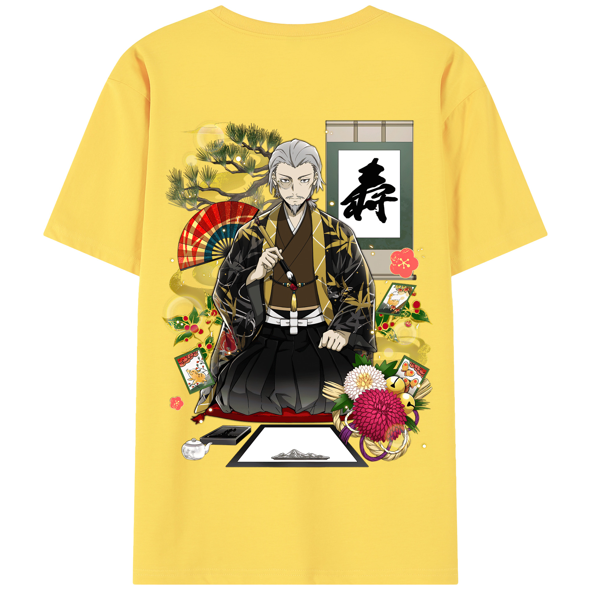 （画像用） 文豪ストレイドッグス Bungo Stray Dogs 綿100％半袖Tシャツ（背面プリント）