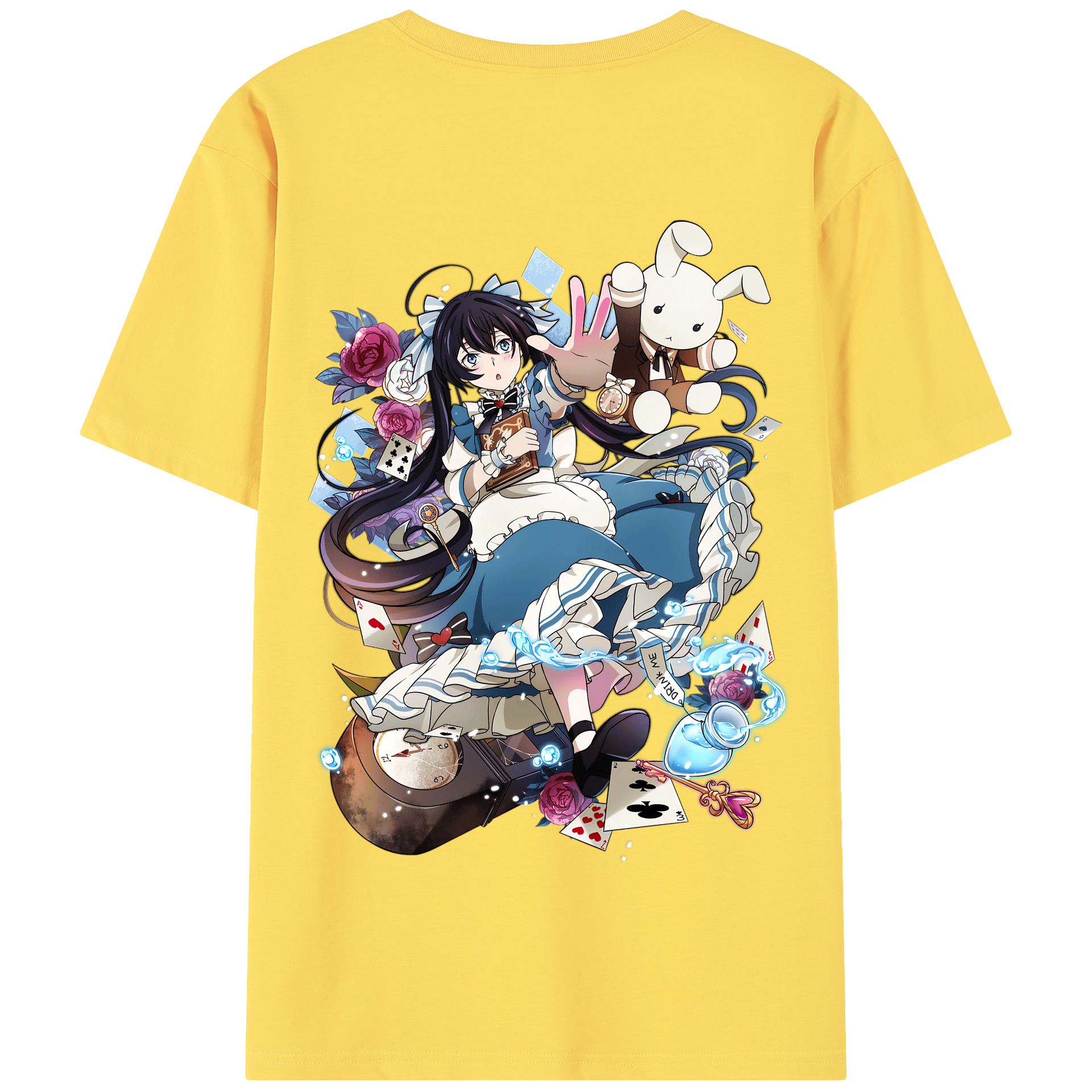 （画像用） 文豪ストレイドッグス Bungo Stray Dogs 綿100％半袖Tシャツ（背面プリント）