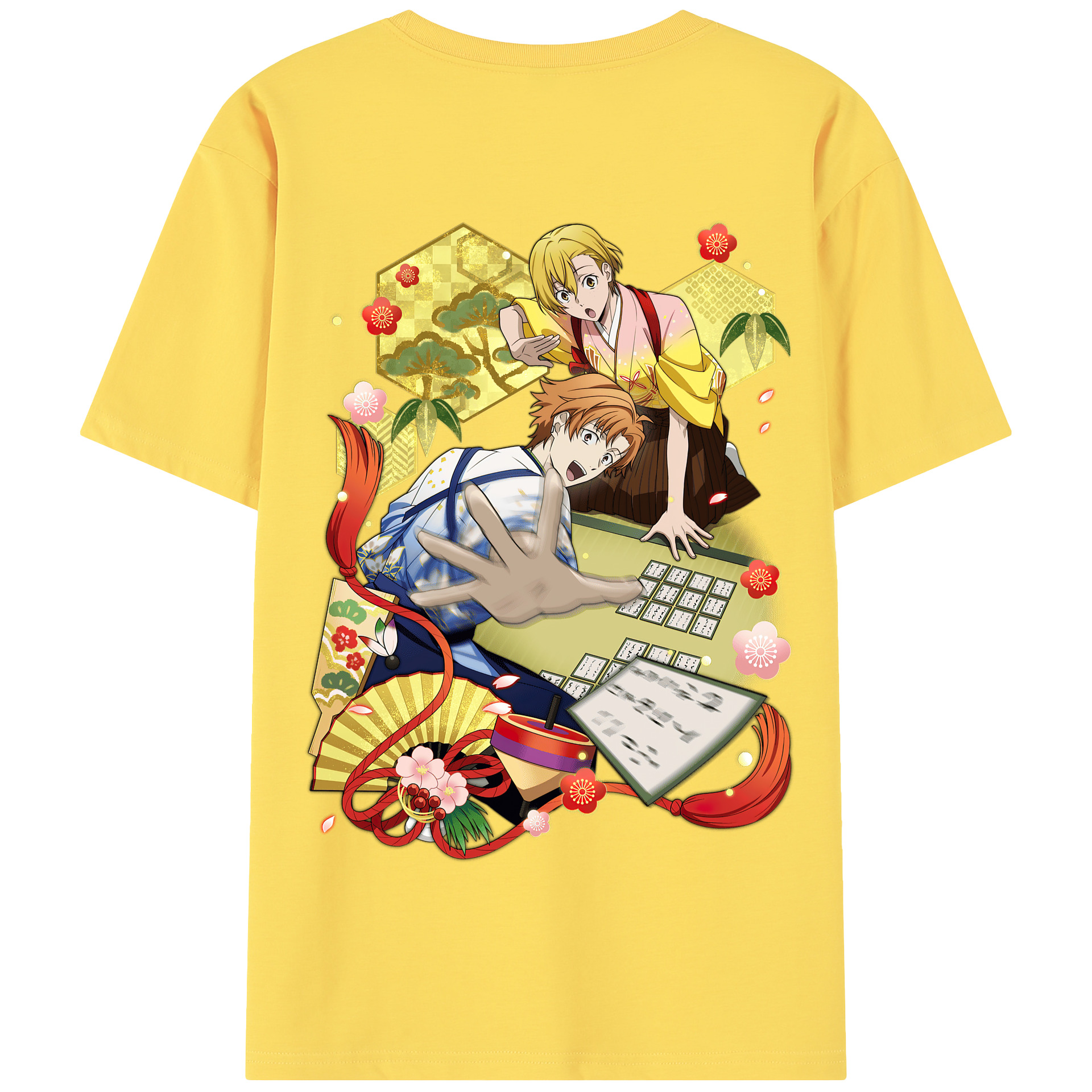 （画像用） 文豪ストレイドッグス Bungo Stray Dogs 綿100％半袖Tシャツ（背面プリント）