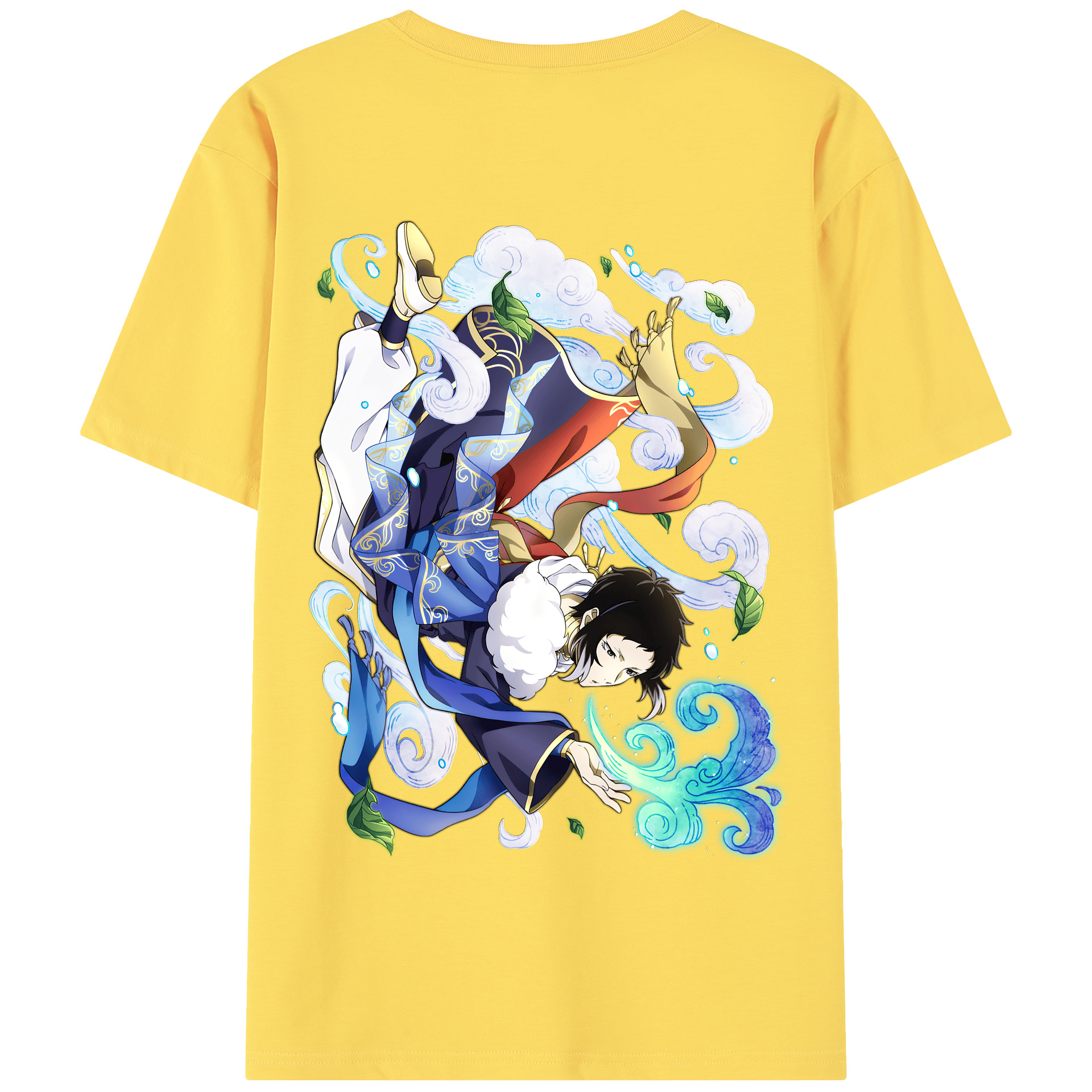 （画像用） 文豪ストレイドッグス Bungo Stray Dogs 綿100％半袖Tシャツ（背面プリント）