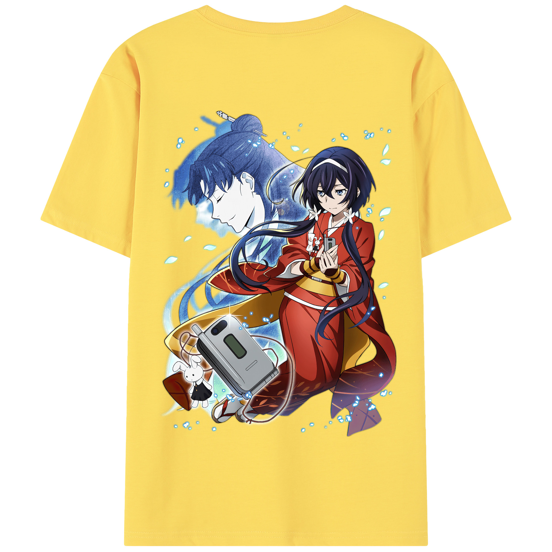 （画像用） 文豪ストレイドッグス Bungo Stray Dogs 綿100％半袖Tシャツ（背面プリント）