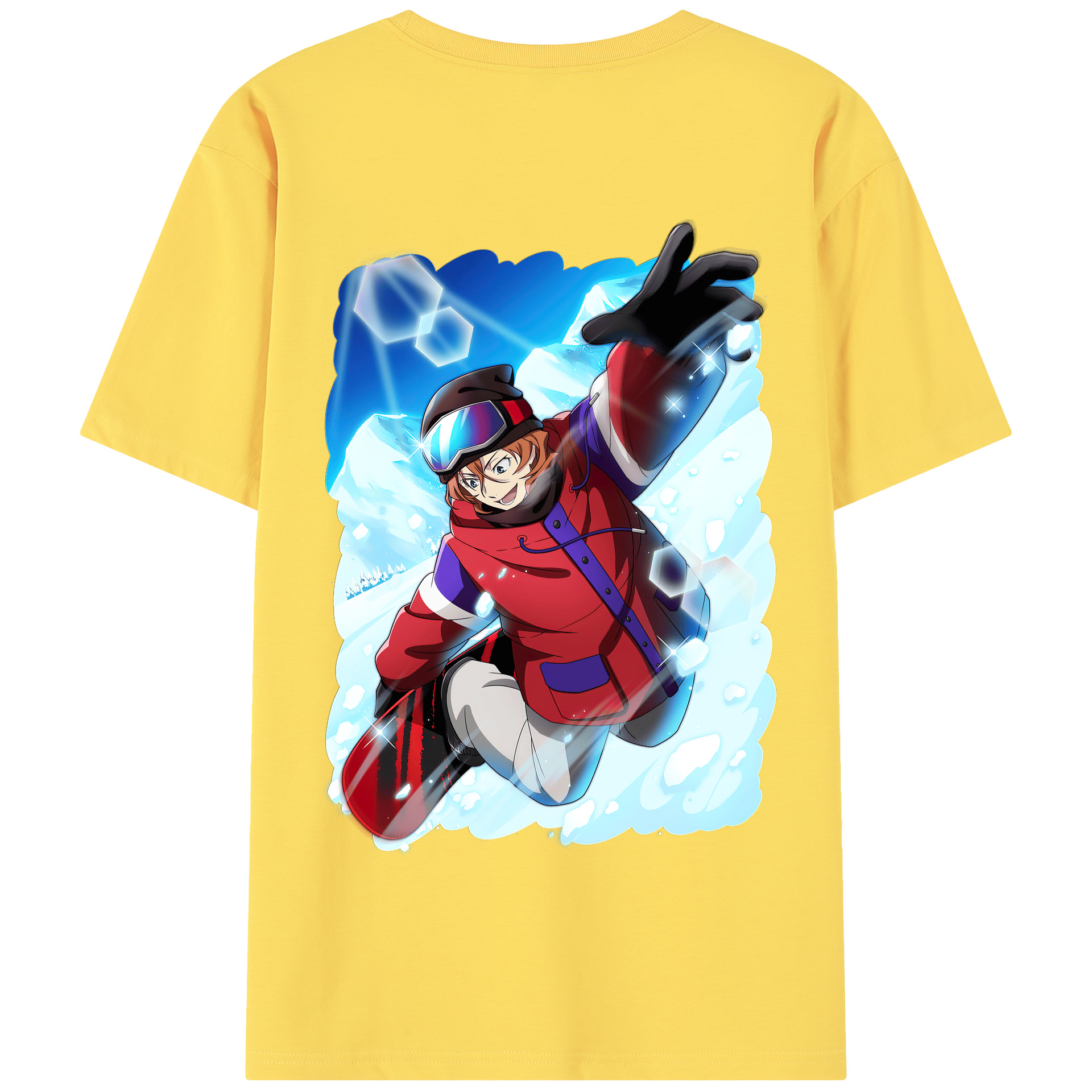 （画像用） 文豪ストレイドッグス Bungo Stray Dogs 綿100％半袖Tシャツ（背面プリント）