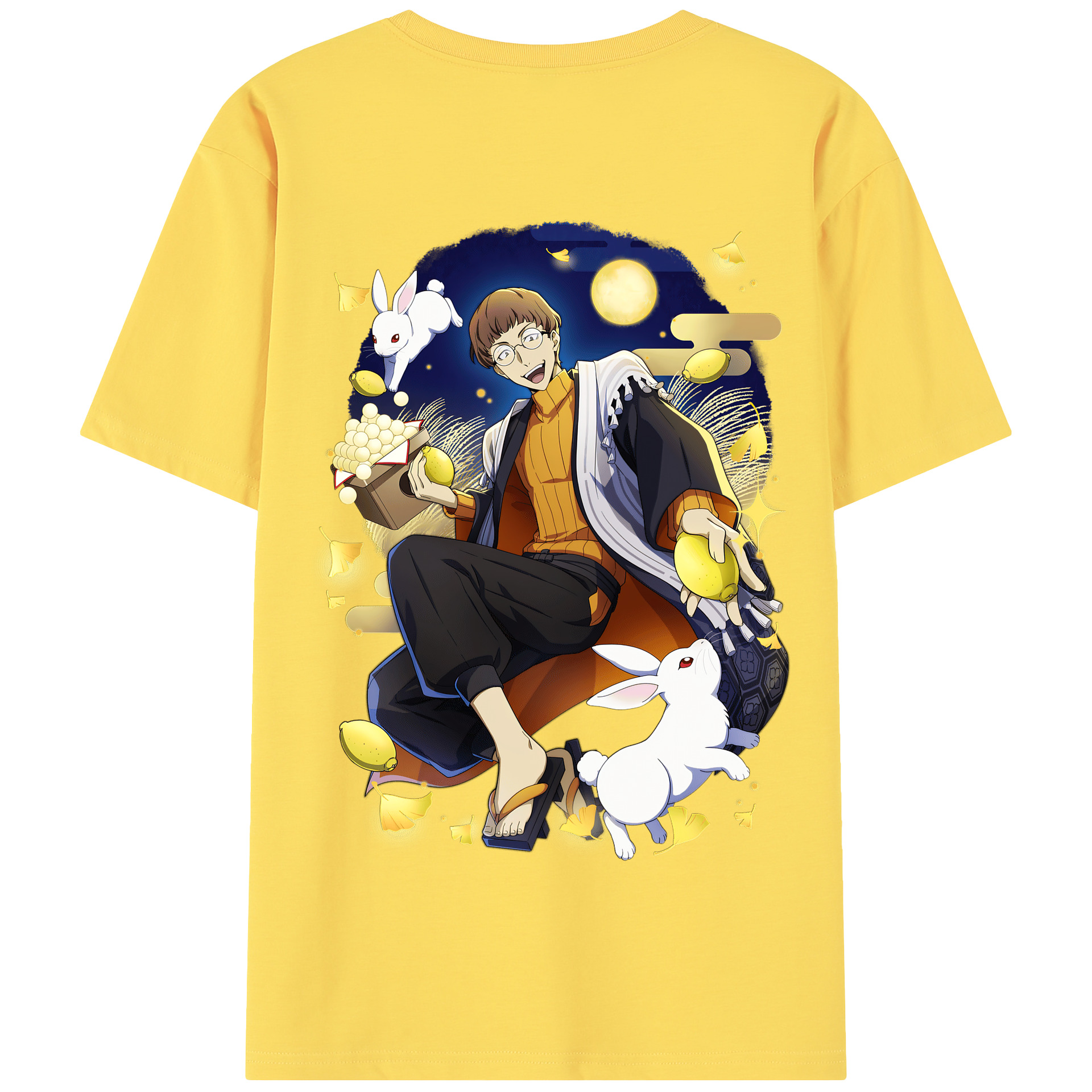（画像用） 文豪ストレイドッグス Bungo Stray Dogs 綿100％半袖Tシャツ（背面プリント）
