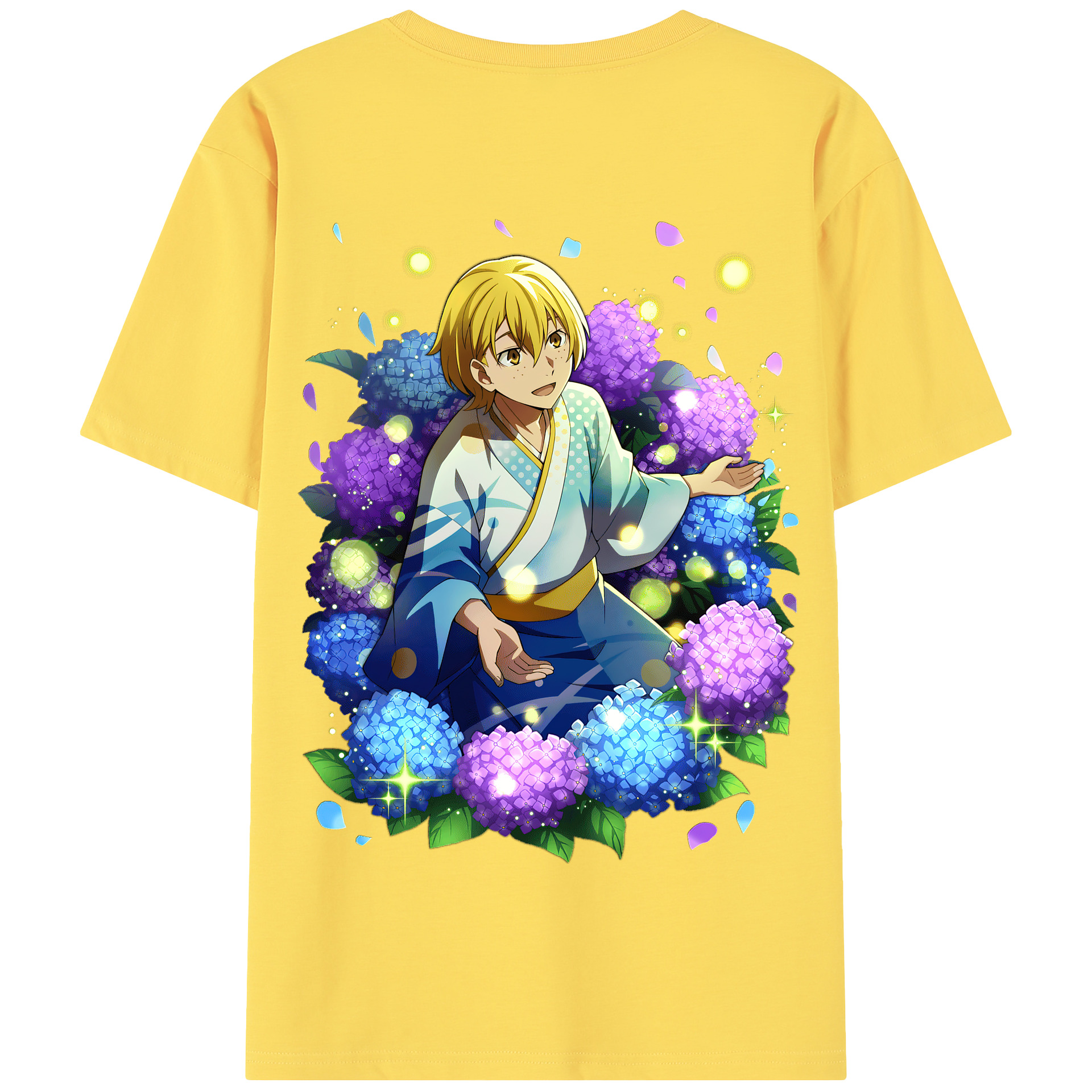 （画像用） 文豪ストレイドッグス Bungo Stray Dogs 綿100％半袖Tシャツ（背面プリント）