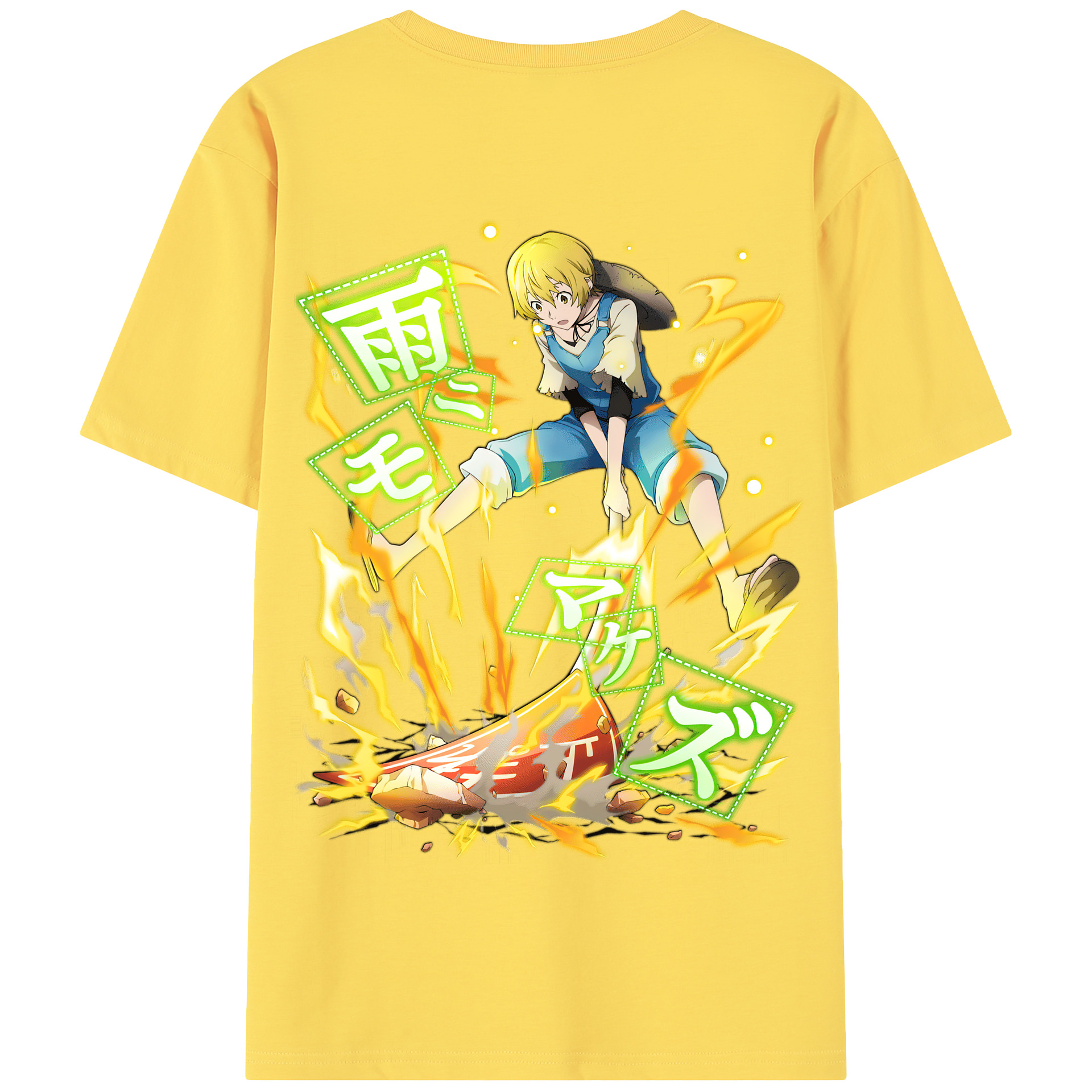 （画像用） 文豪ストレイドッグス Bungo Stray Dogs 綿100％半袖Tシャツ（背面プリント）