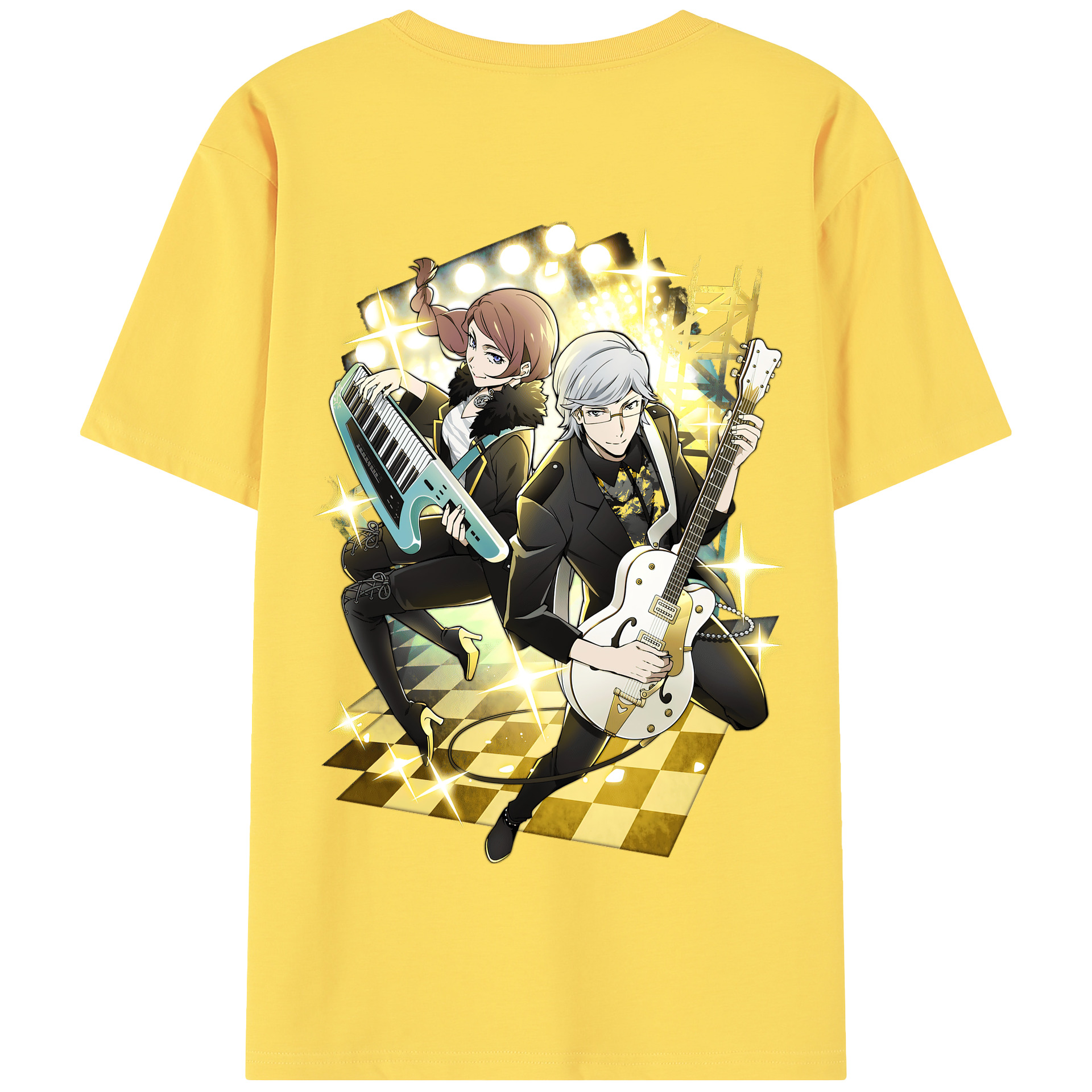 （画像用） 文豪ストレイドッグス Bungo Stray Dogs 綿100％半袖Tシャツ（背面プリント）