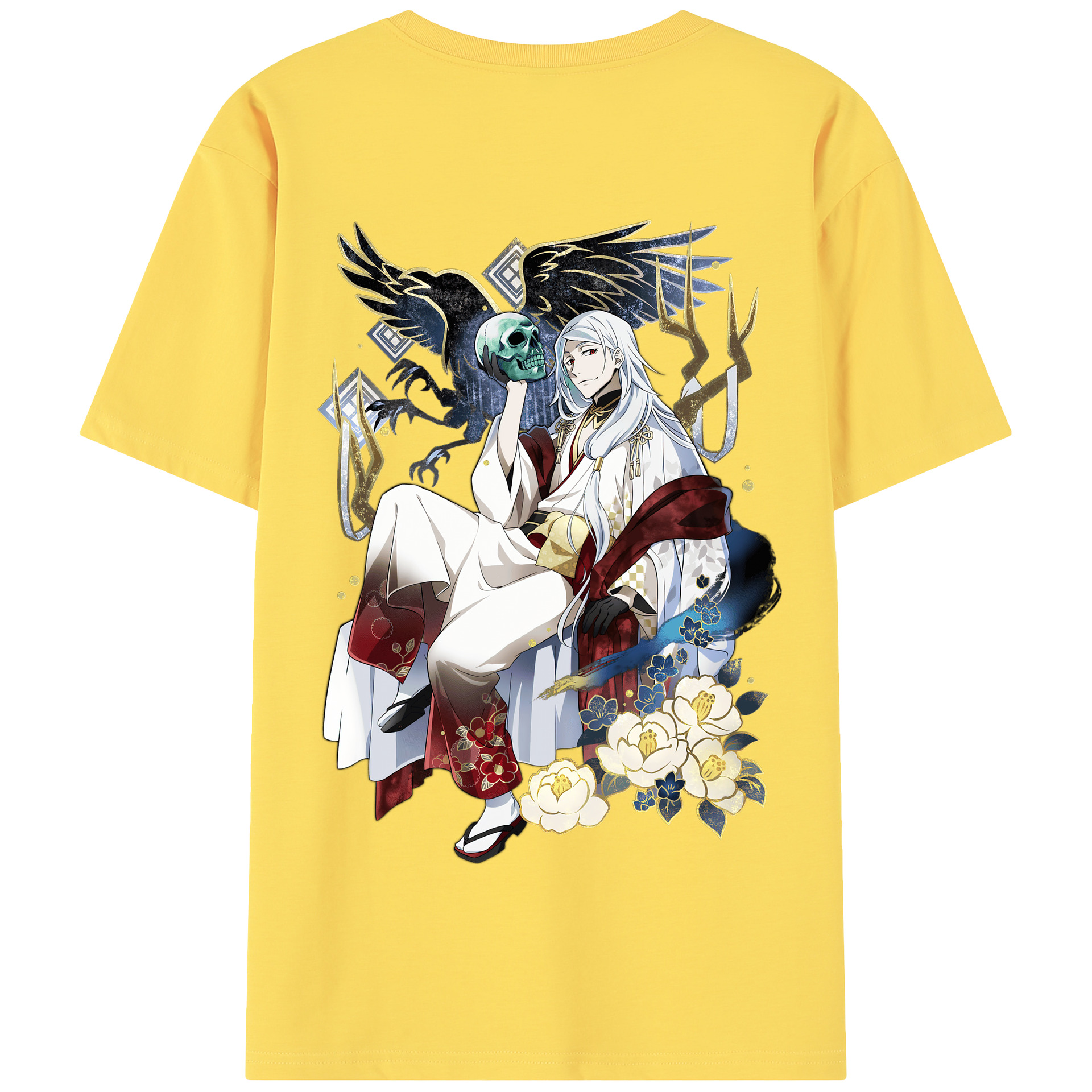 （画像用） 文豪ストレイドッグス Bungo Stray Dogs 綿100％半袖Tシャツ（背面プリント）