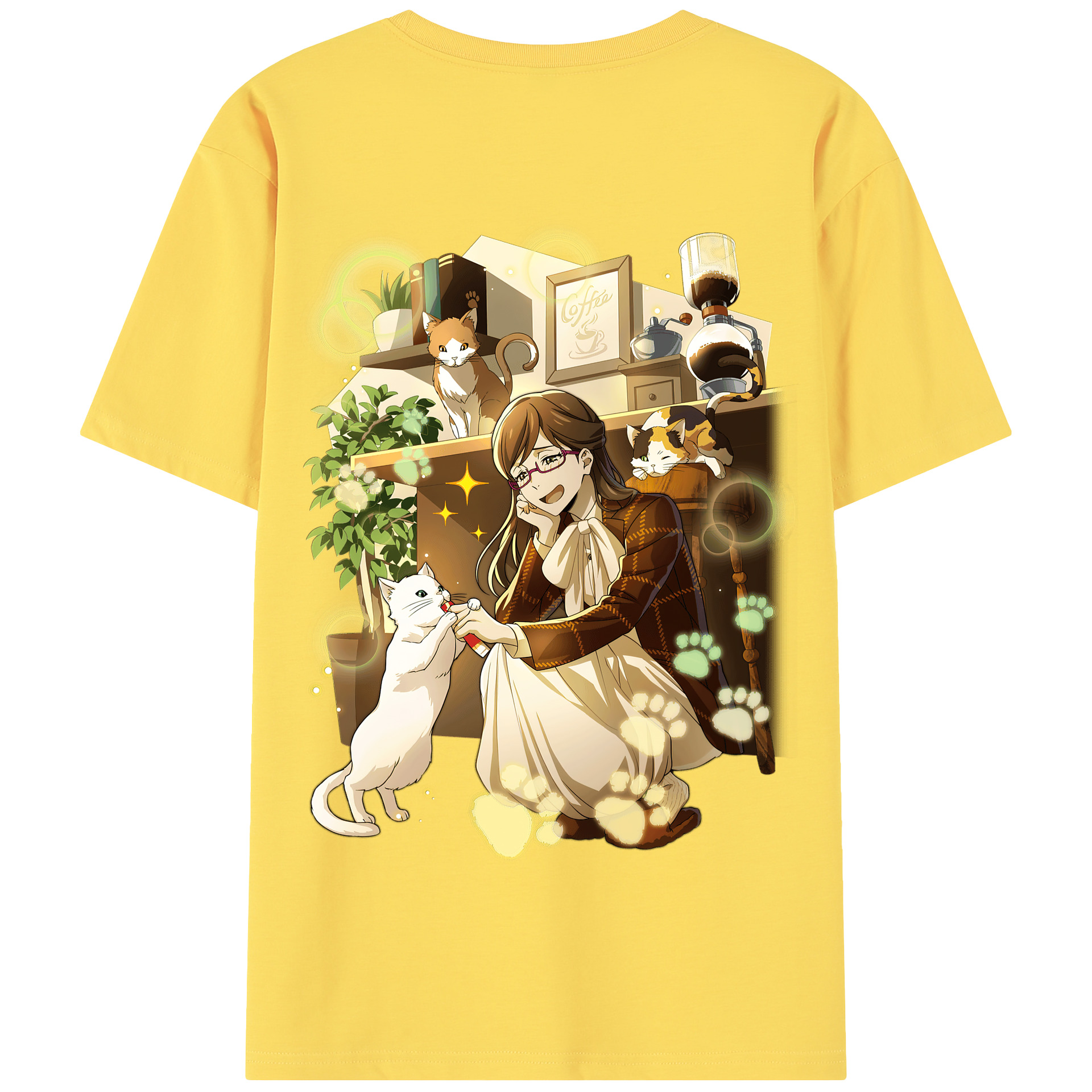 （画像用） 文豪ストレイドッグス Bungo Stray Dogs 綿100％半袖Tシャツ（背面プリント）