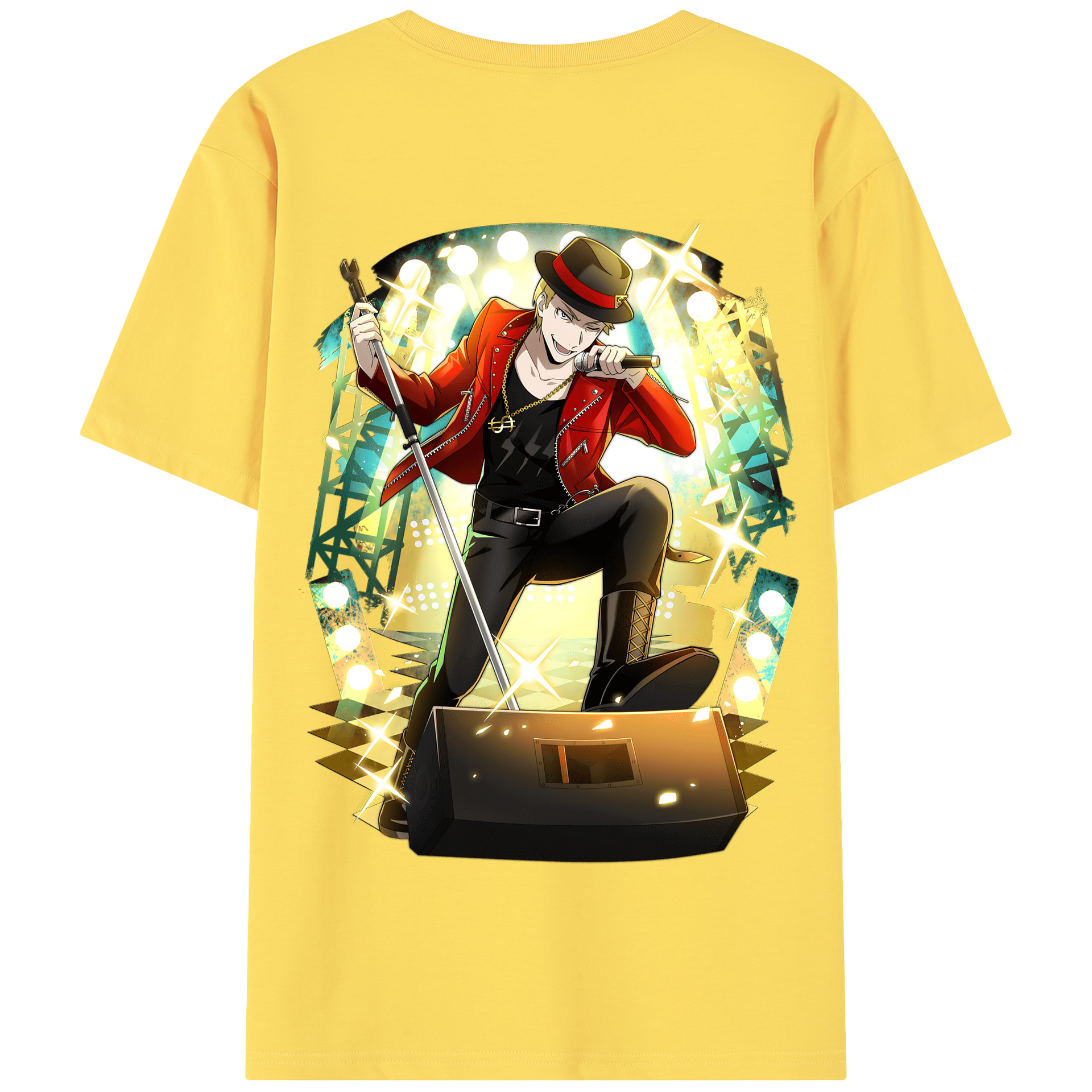 （画像用） 文豪ストレイドッグス Bungo Stray Dogs 綿100％半袖Tシャツ（背面プリント）