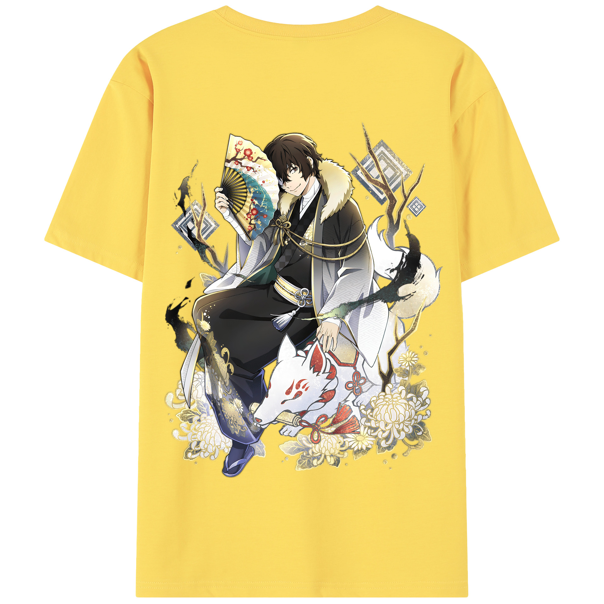 （画像用） 文豪ストレイドッグス Bungo Stray Dogs 綿100％半袖Tシャツ（背面プリント）