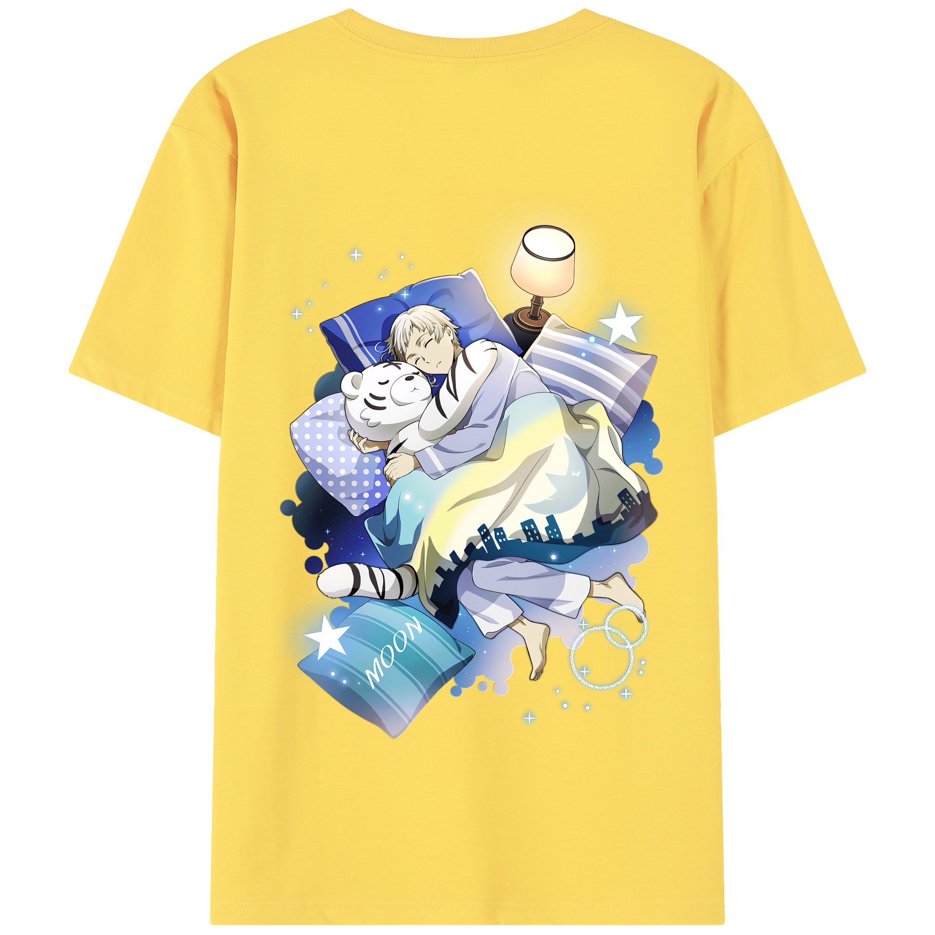 （画像用） 文豪ストレイドッグス Bungo Stray Dogs 綿100％半袖Tシャツ（背面プリント）