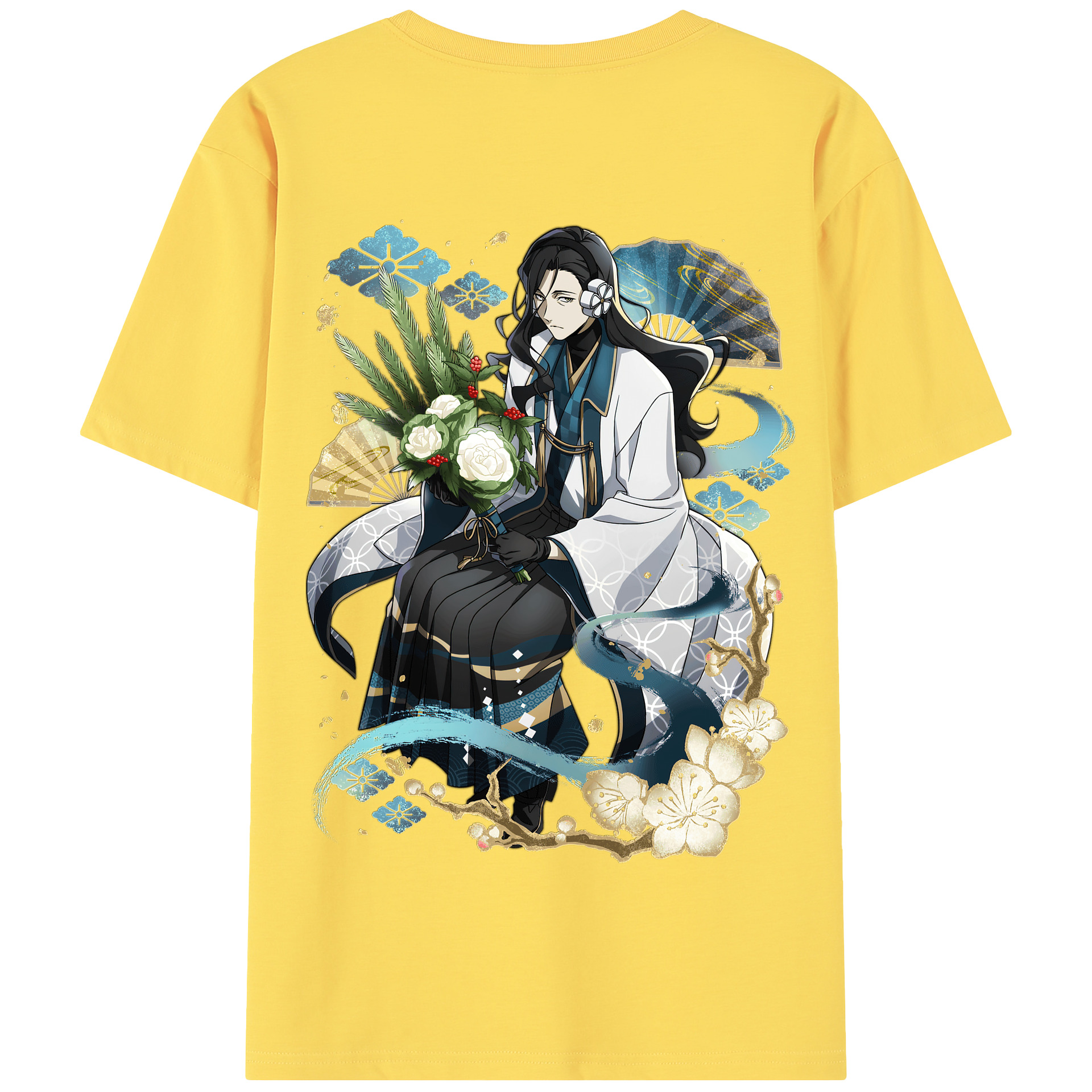 （画像用） 文豪ストレイドッグス Bungo Stray Dogs 綿100％半袖Tシャツ（背面プリント）