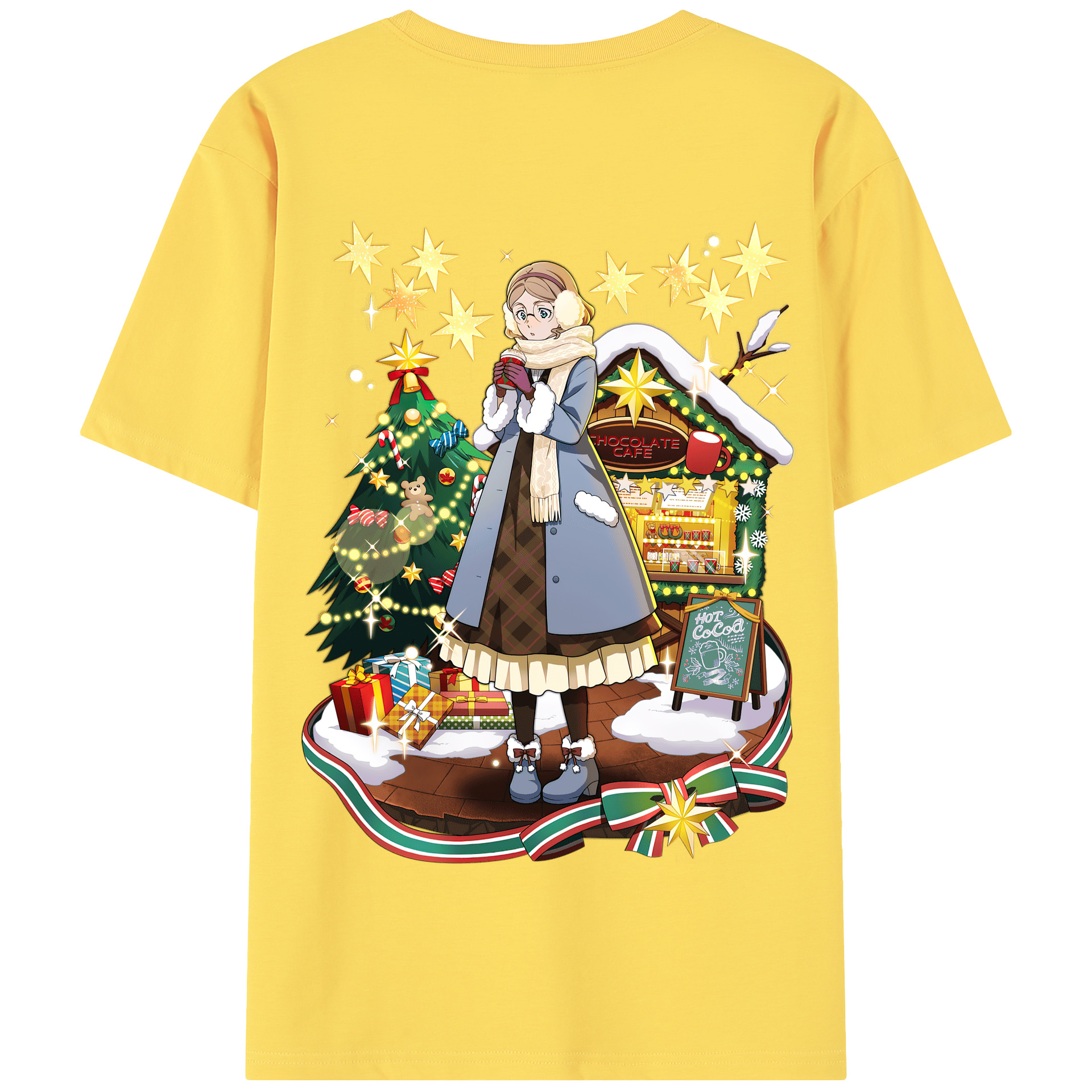 （画像用） 文豪ストレイドッグス Bungo Stray Dogs 綿100％半袖Tシャツ（背面プリント）